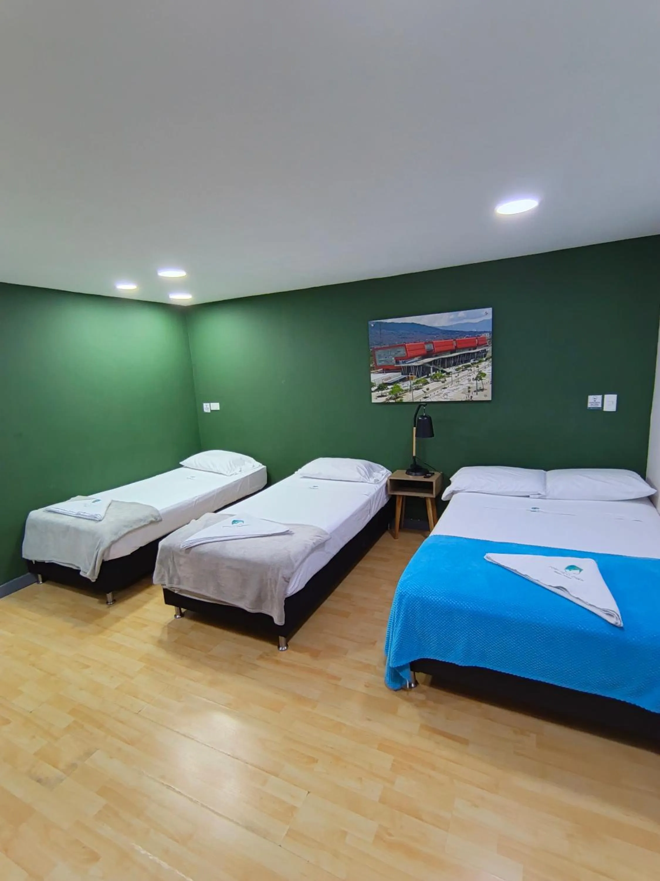 Bedroom, Bed in Poblado Park Guest House