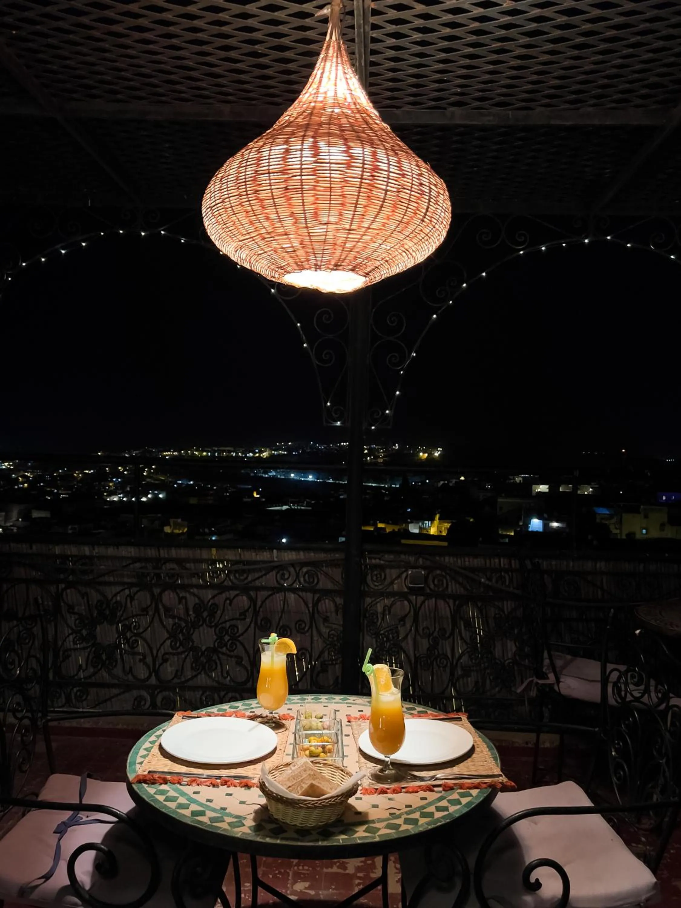 Food and drinks in Riad Pacha Palace