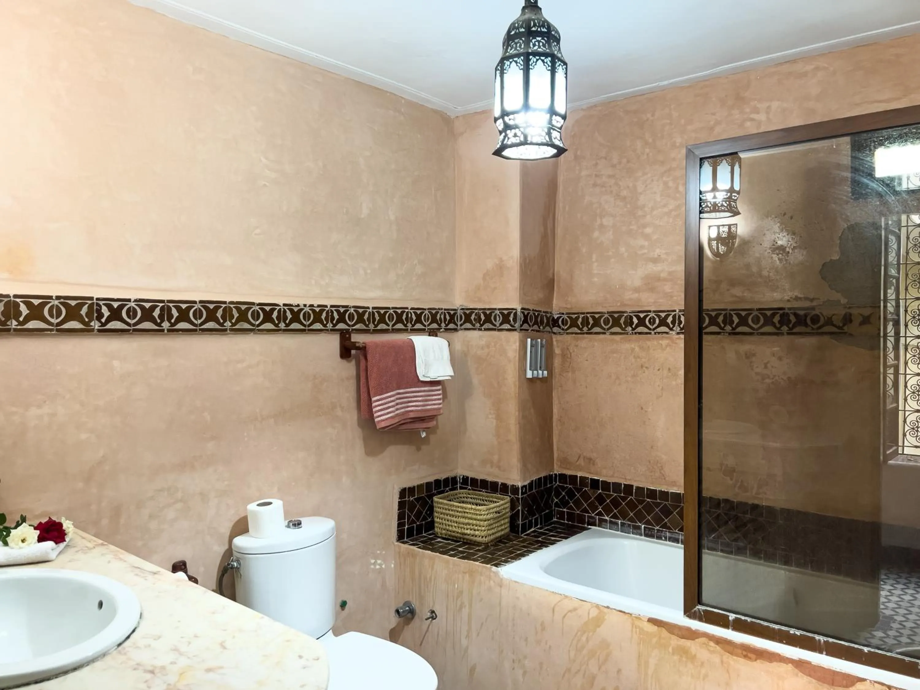Shower in Riad Pacha Palace