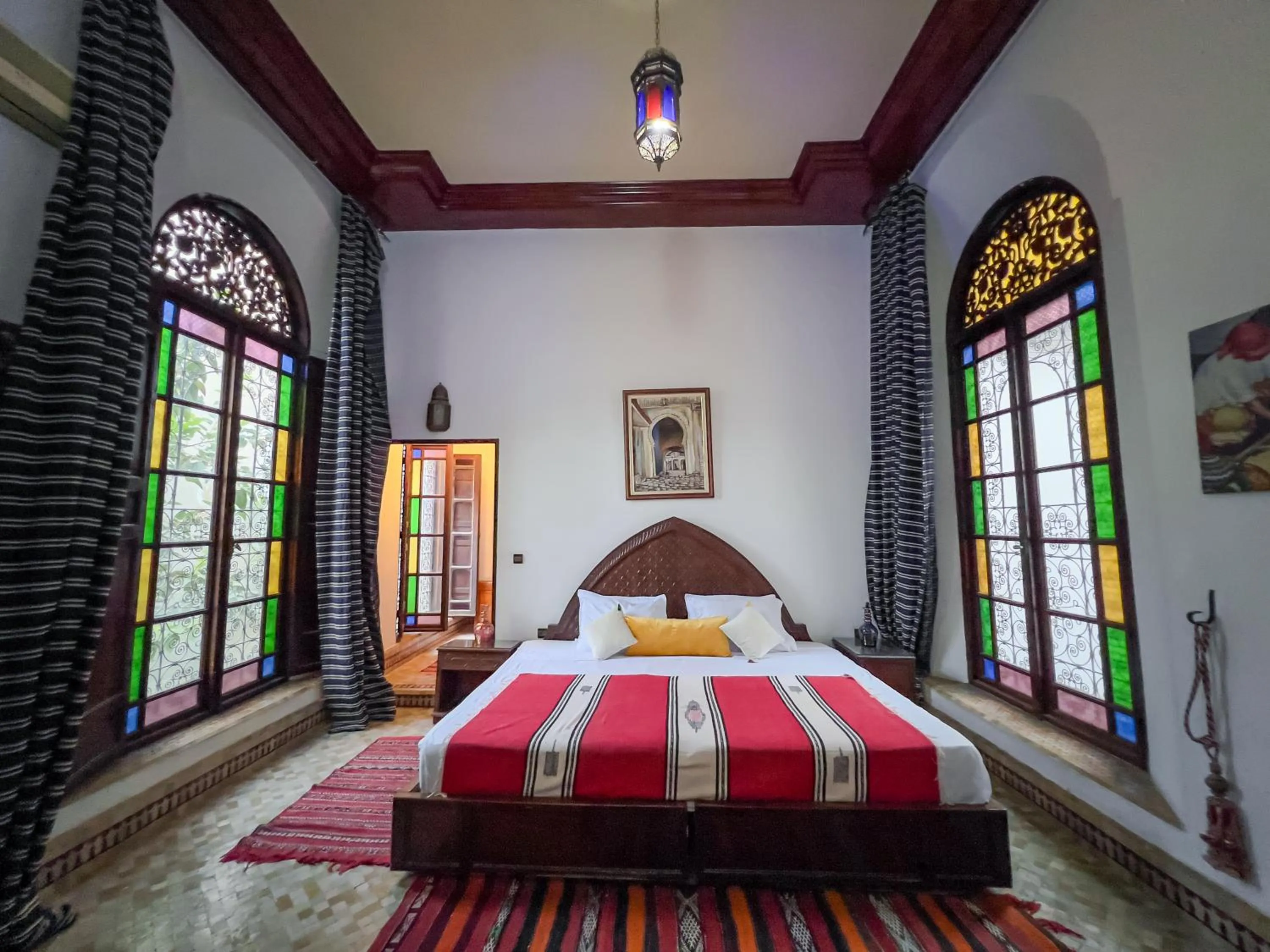 Photo of the whole room, Bed in Riad Pacha Palace