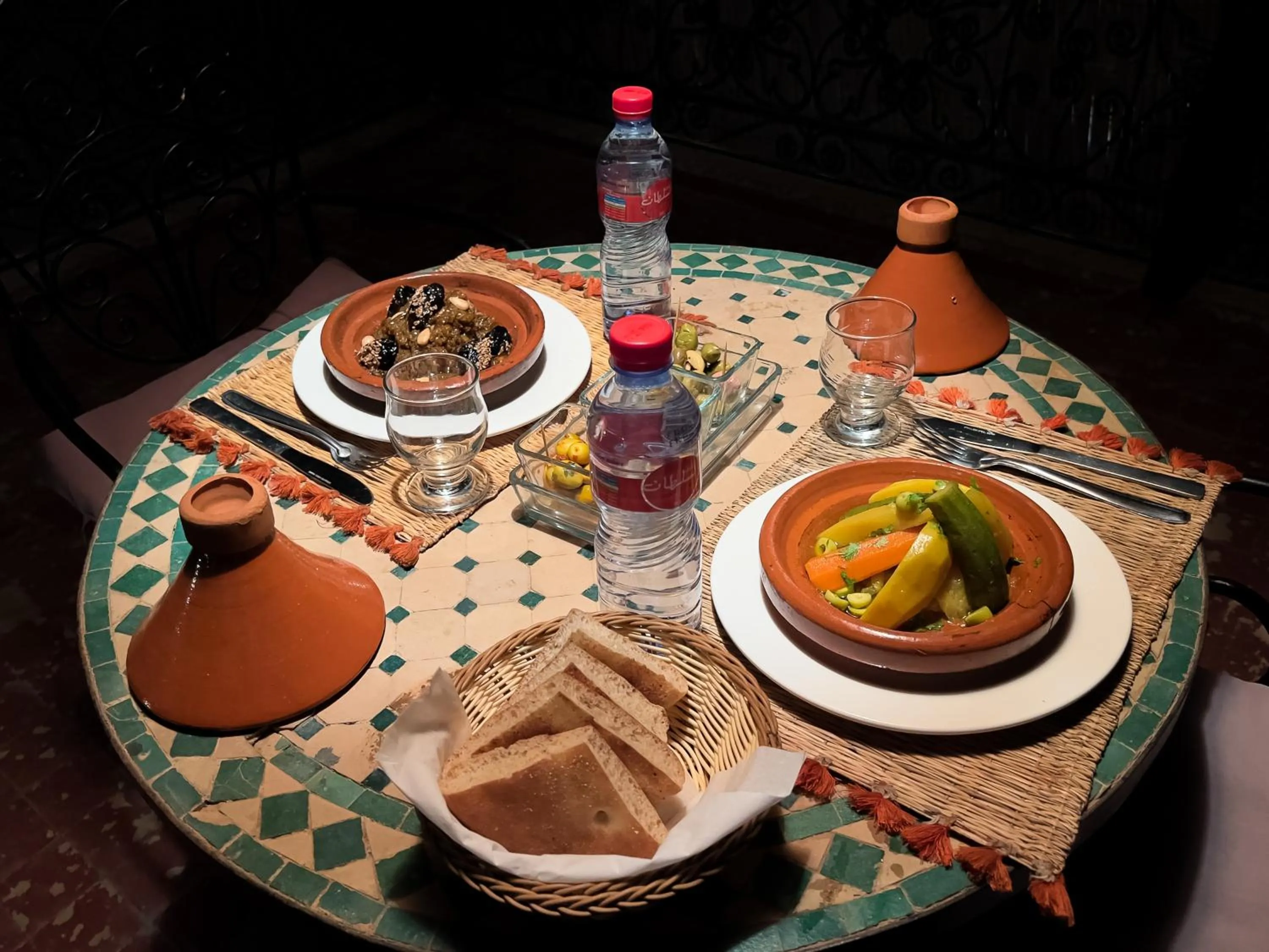 Food in Riad Pacha Palace
