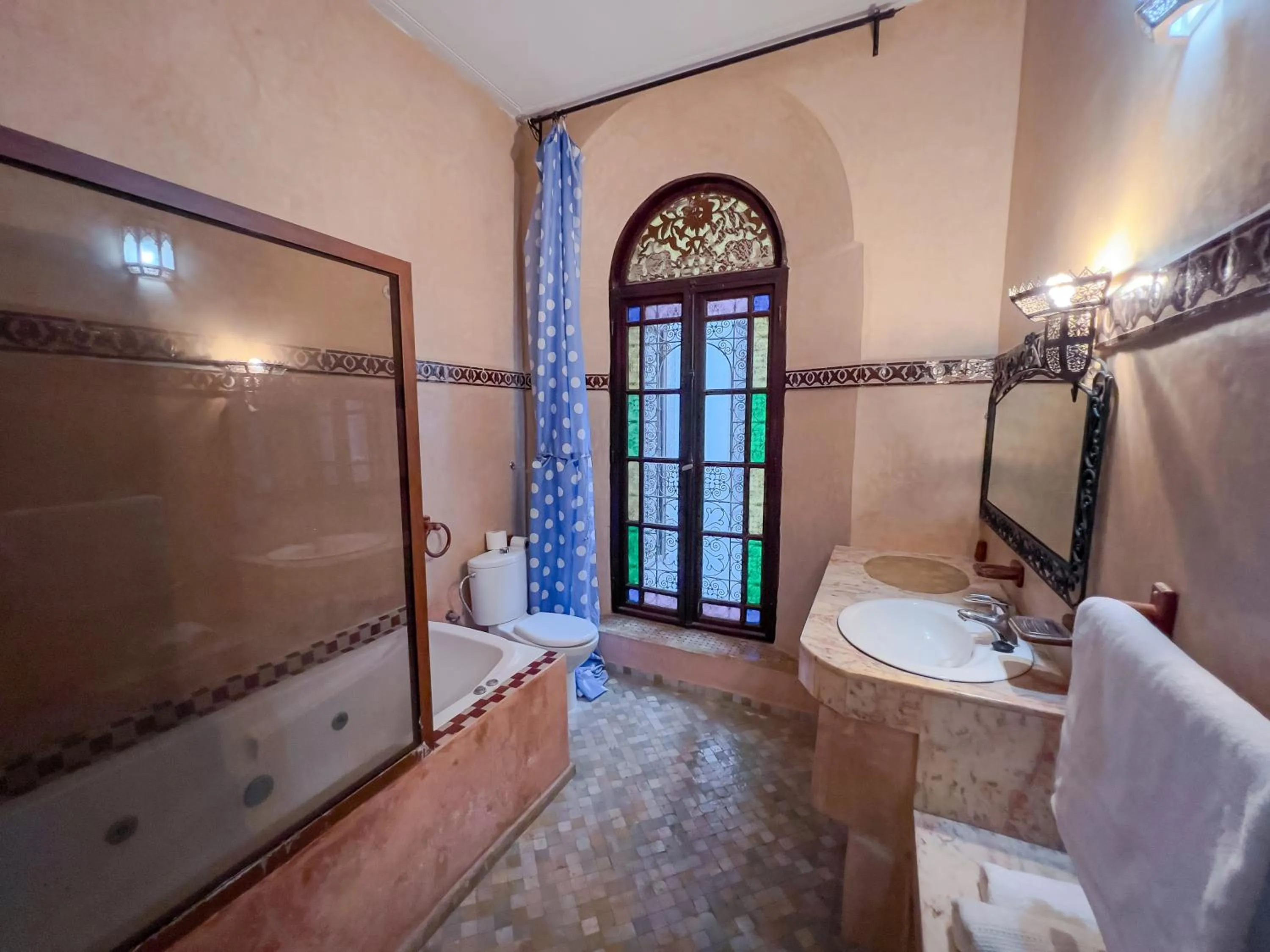 Shower in Riad Pacha Palace