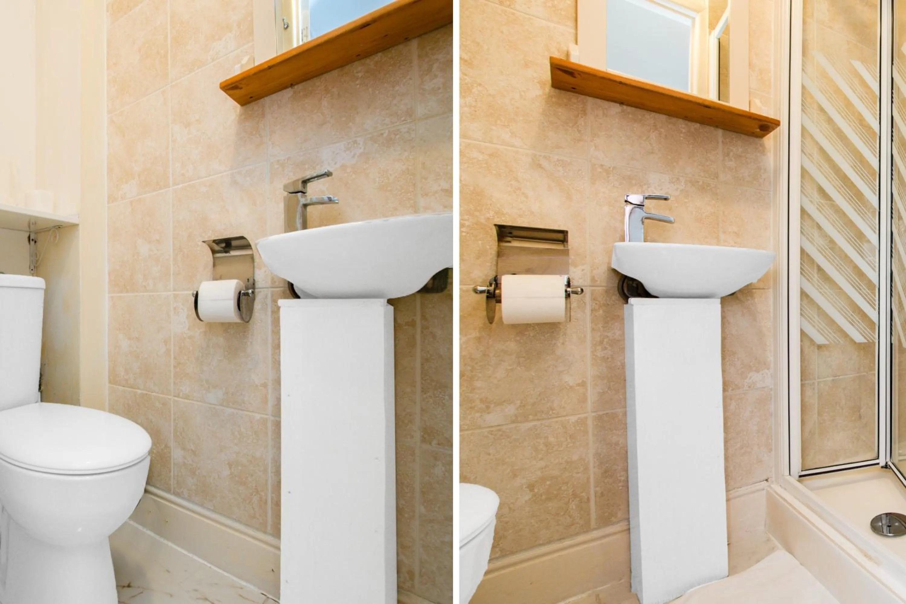 Bathroom in OYO The Lodge Bournemouth