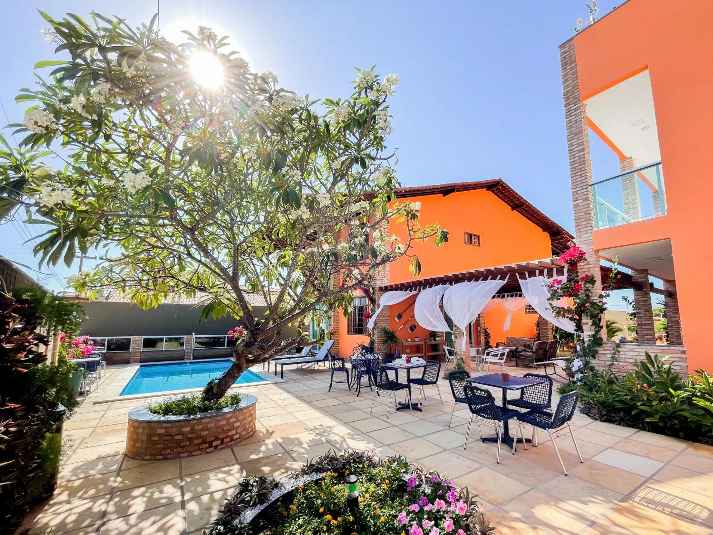 Patio in Pousada das Flores