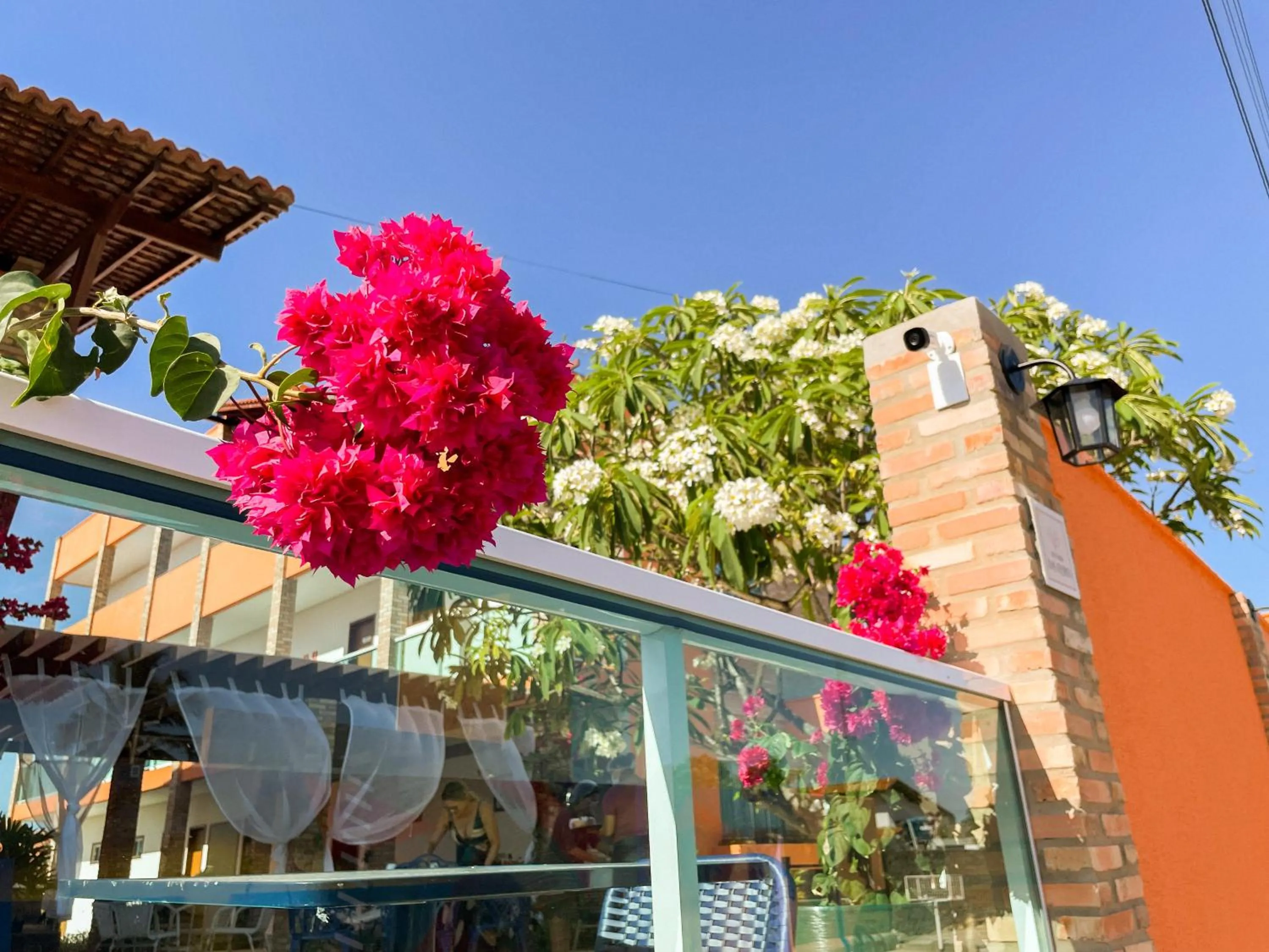 Balcony/Terrace in Pousada das Flores