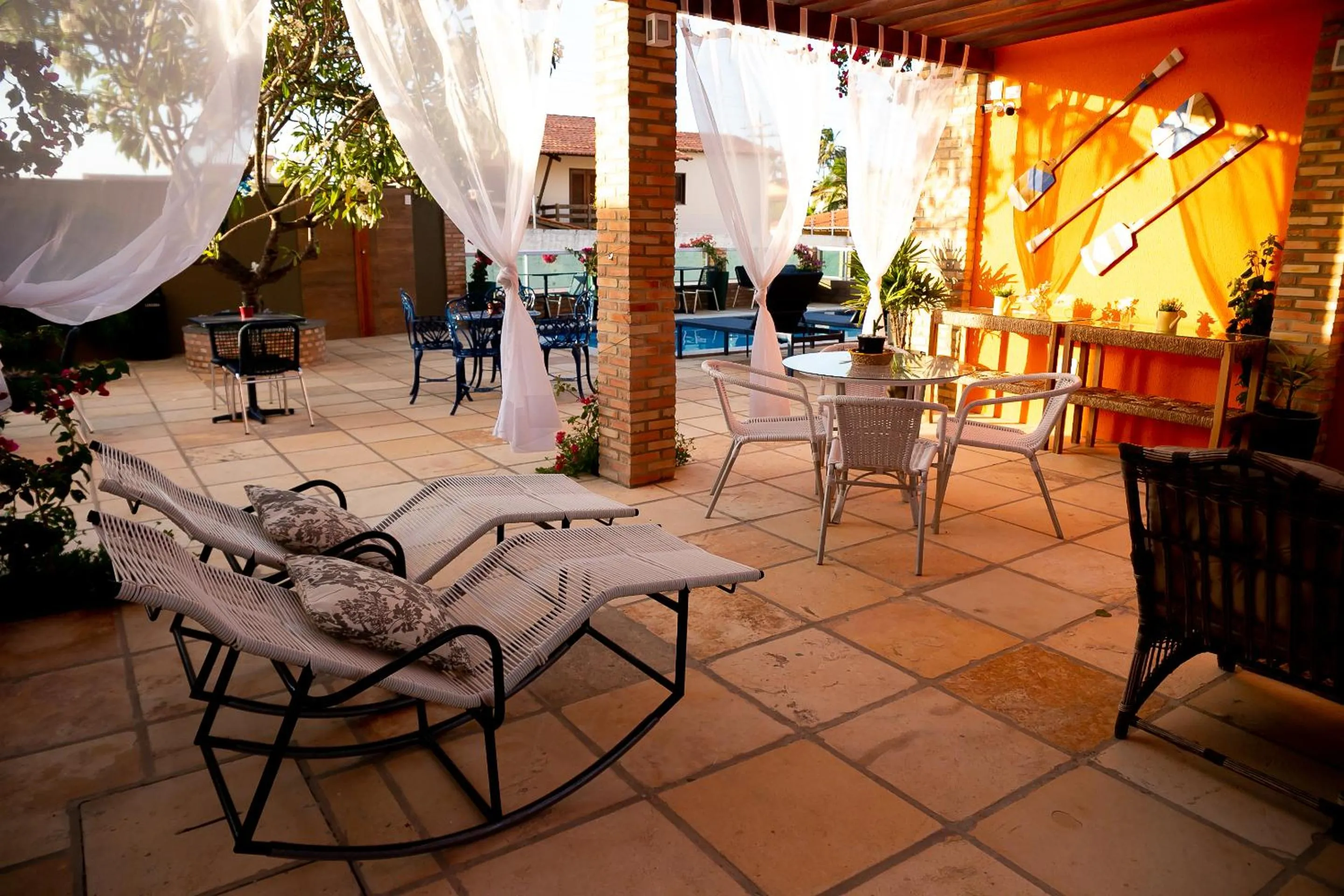 Patio in Pousada das Flores