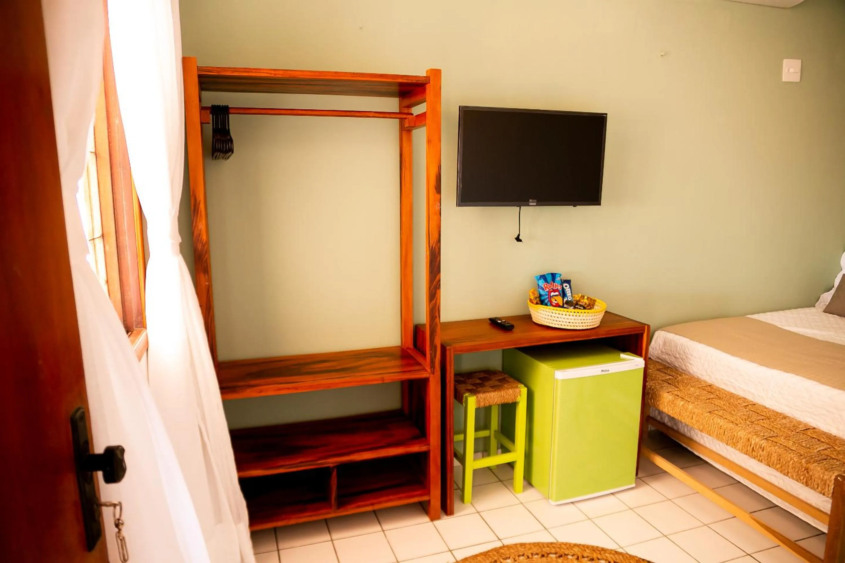 TV and multimedia, Bed in Pousada das Flores