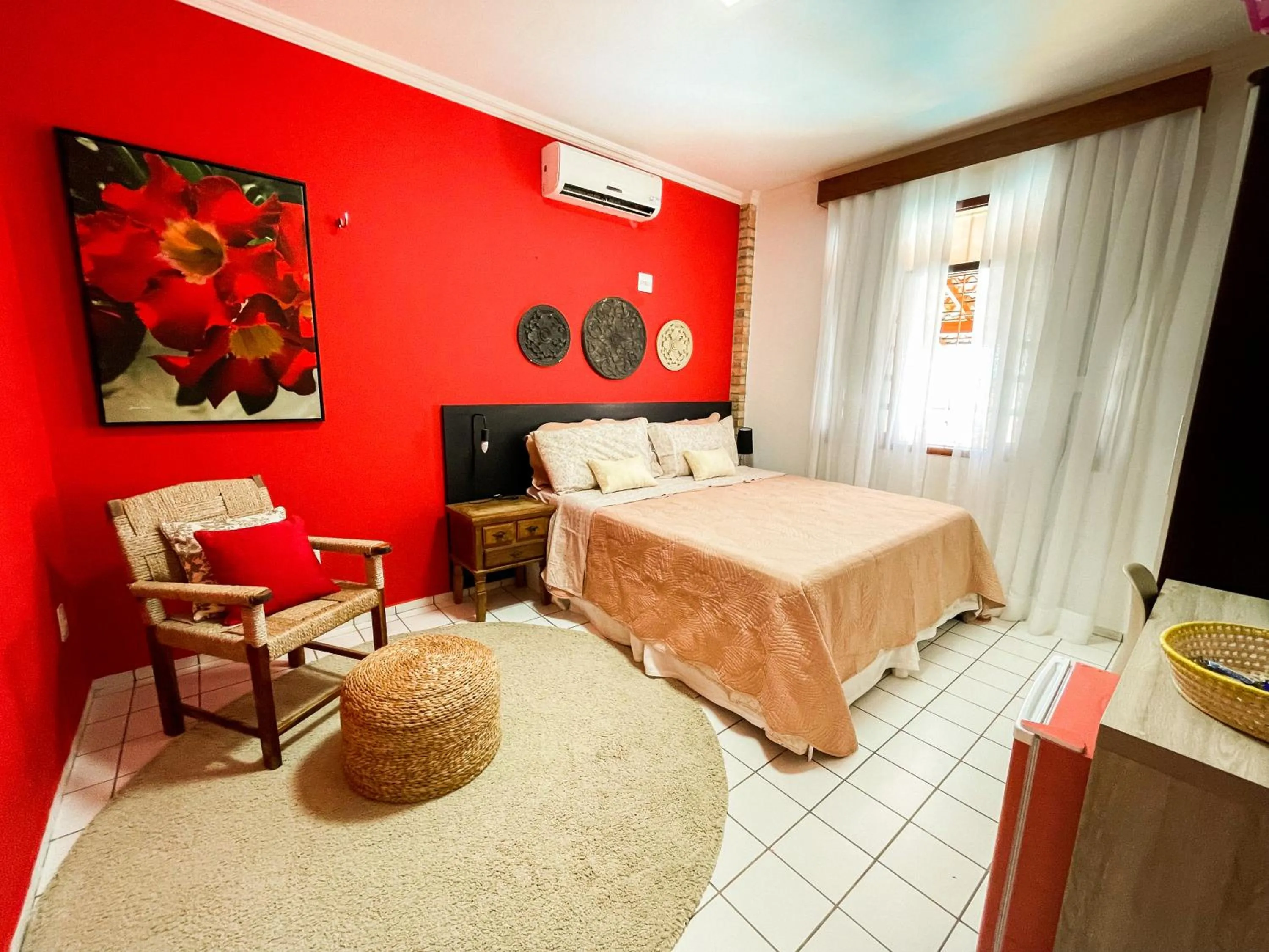 Bed in Pousada das Flores