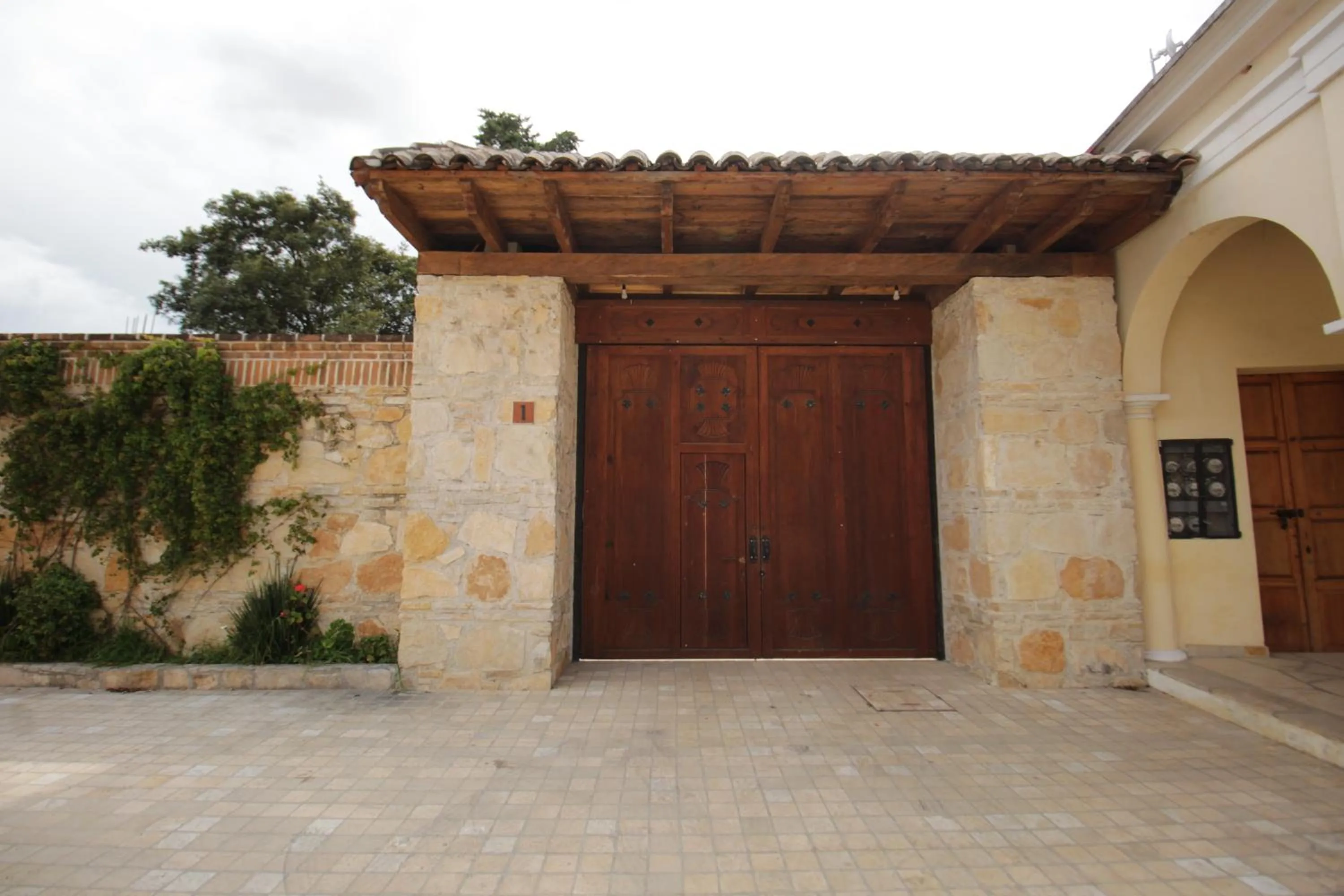 Facade/entrance in Hacienda Molino Santo Domingo