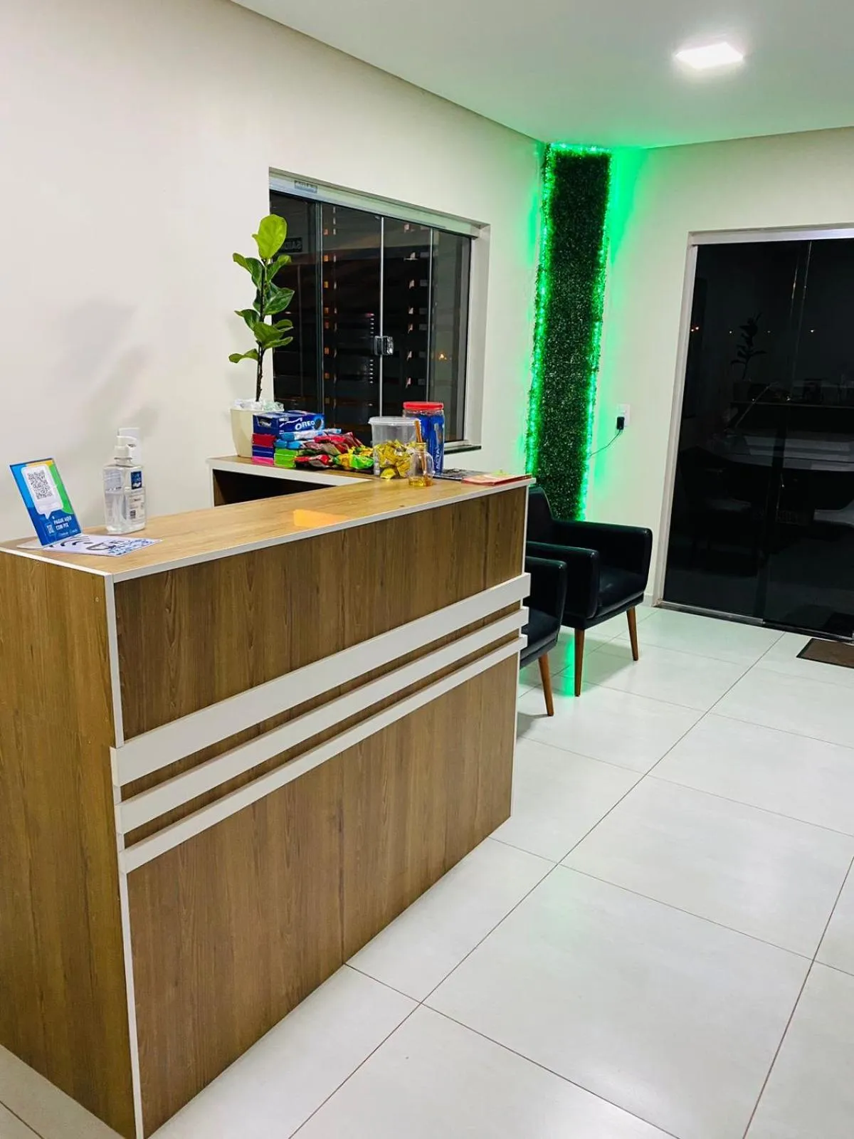 Lobby or reception in Hotel Bueno's - Francisco Beltrão