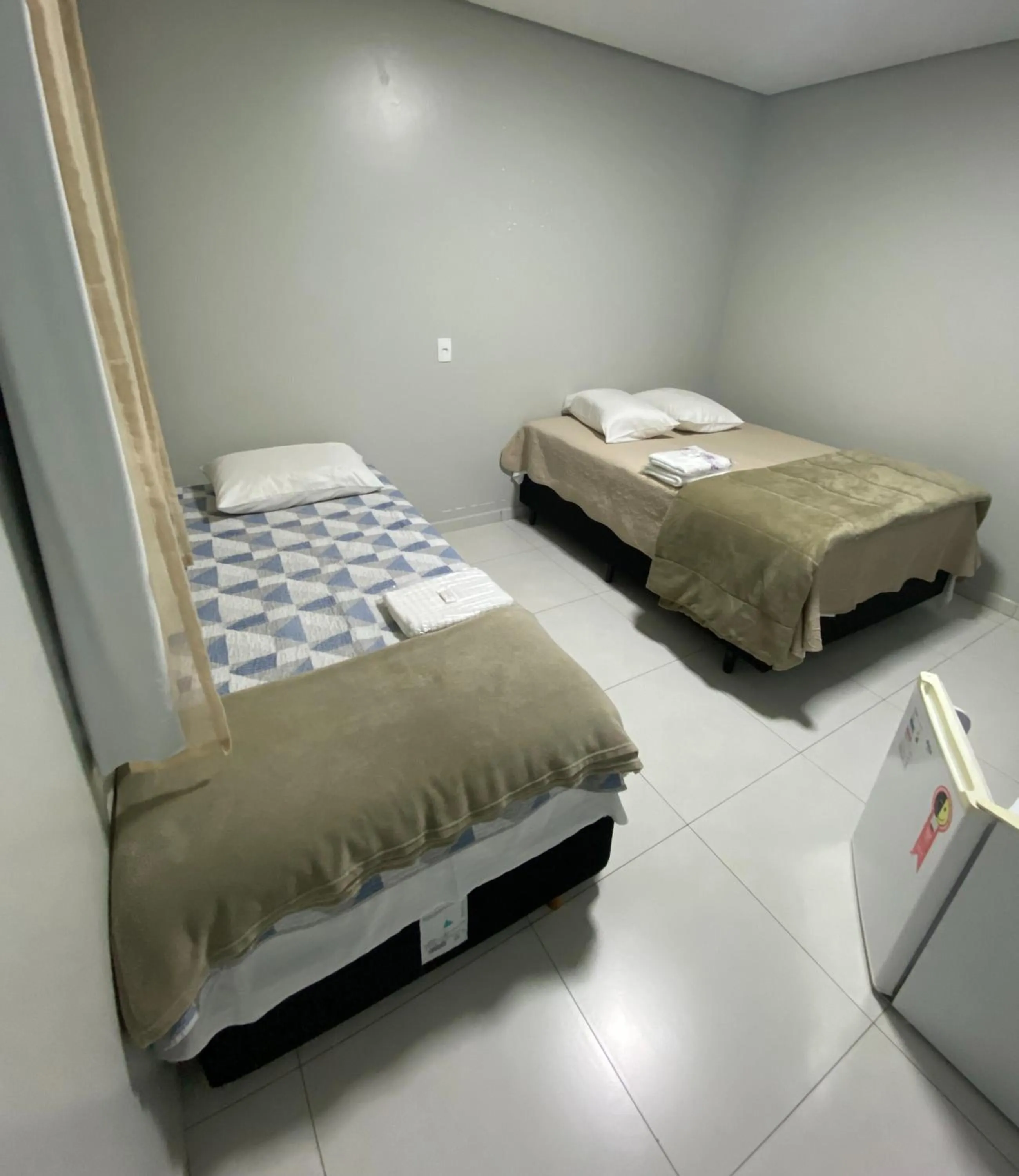 Bed in Bueno's Hotel Francisco Beltrão