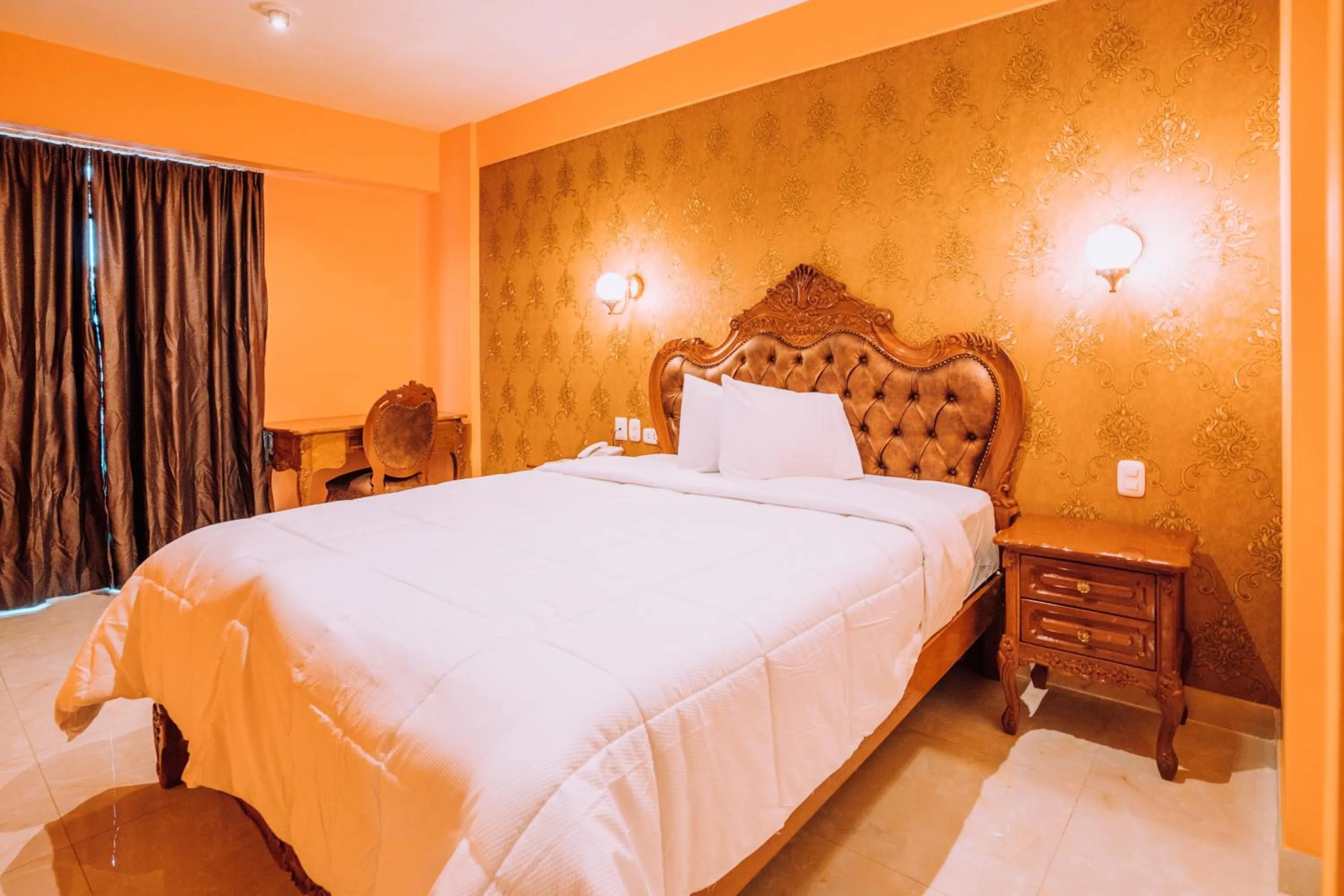 Bed in Lima Central Design Hotel Spa & Club