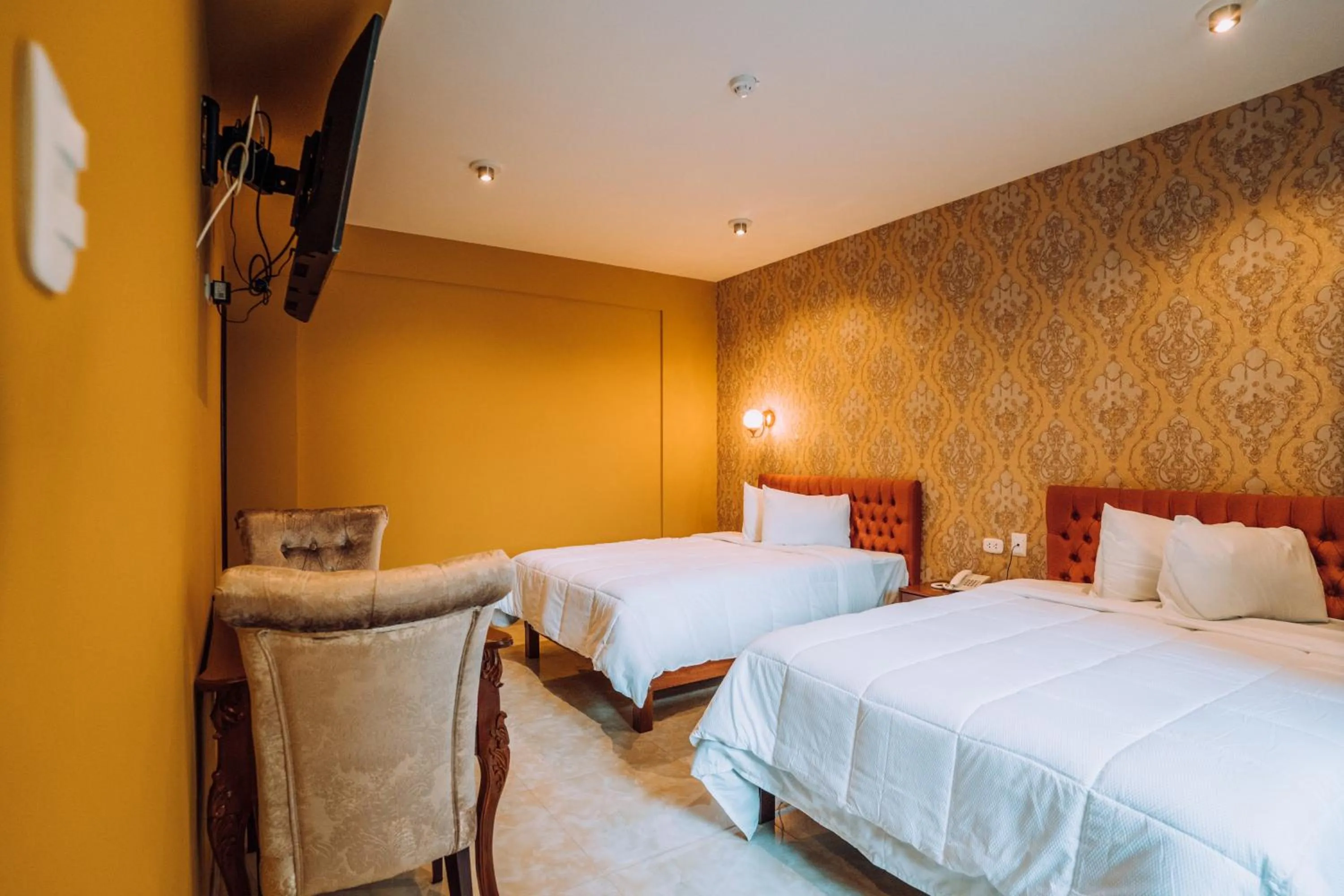 Bed in Lima Central Design Hotel Spa & Club