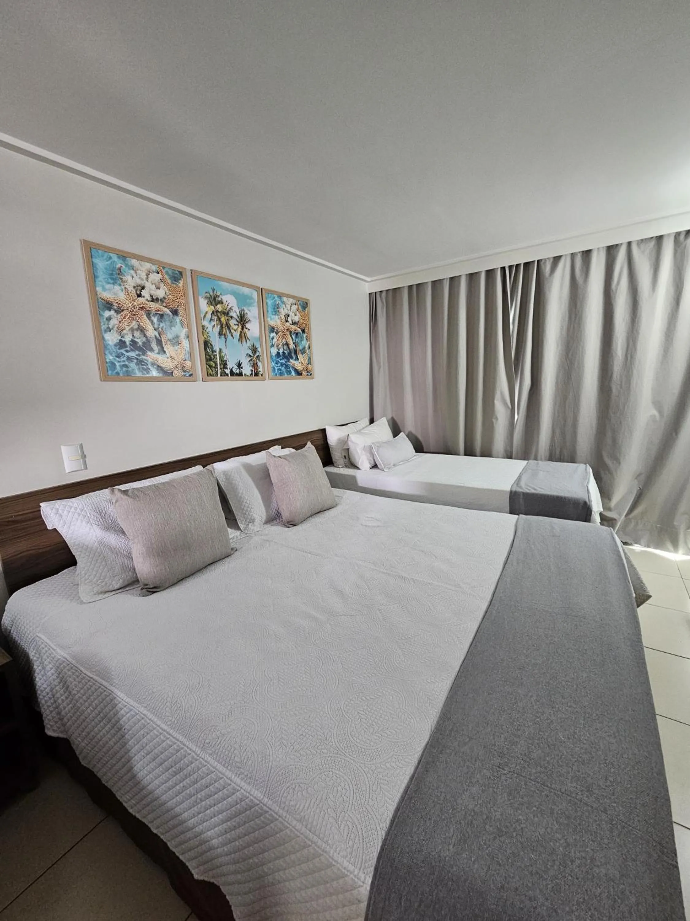 Bed in FLAT BLUE SUNSET