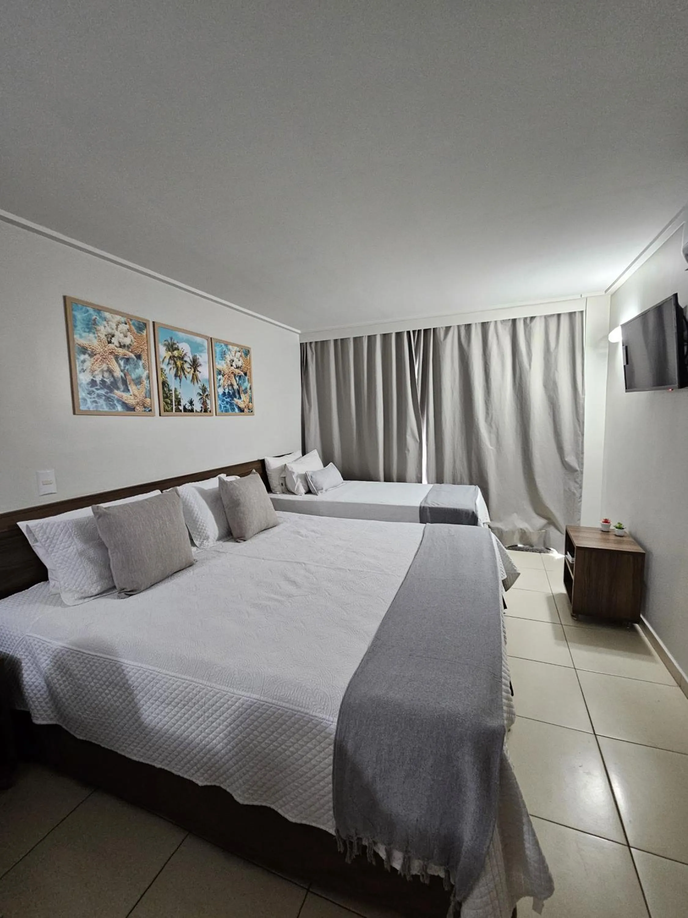 Bed in FLAT BLUE SUNSET