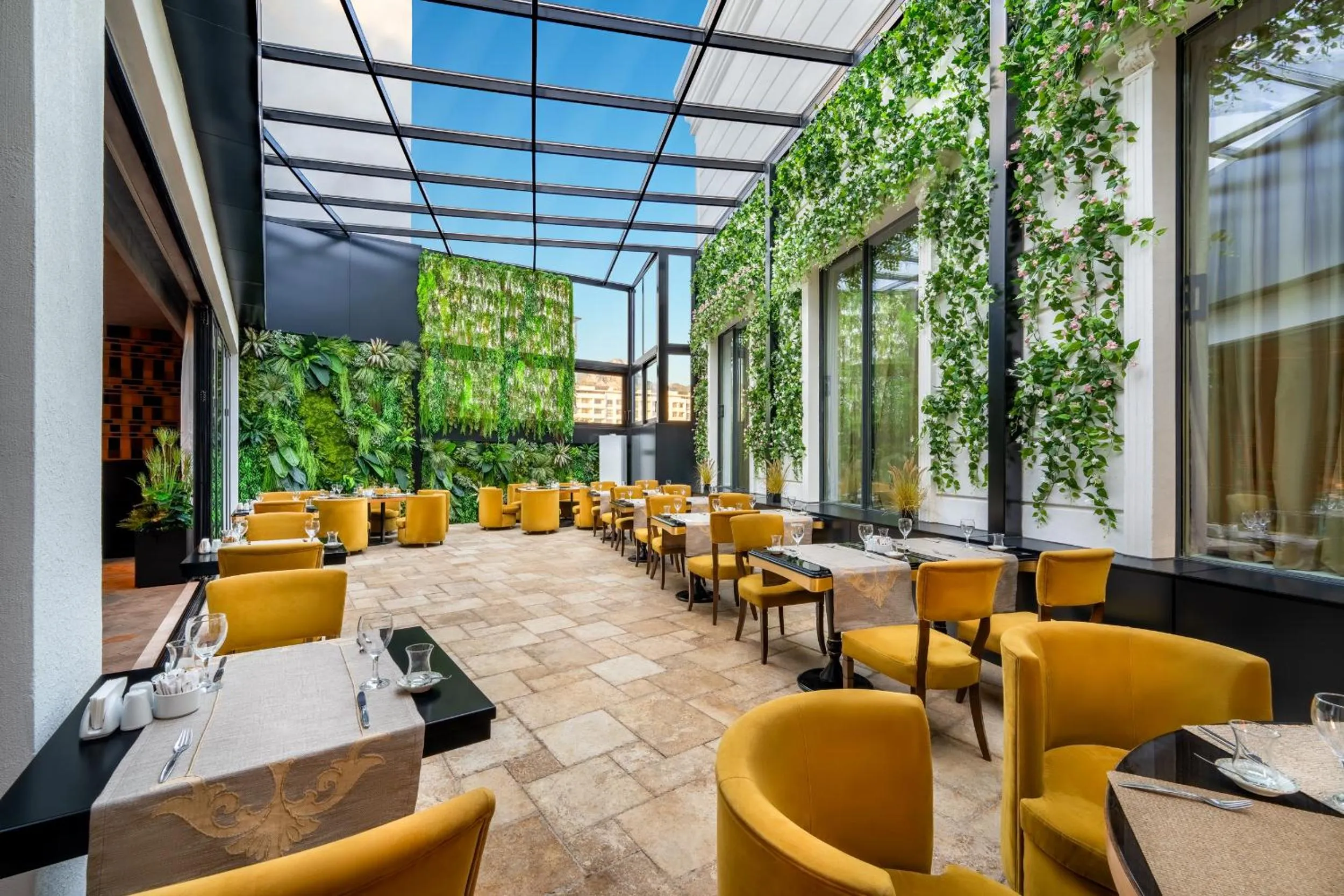 Seating area in Les Ambassadeurs Hotel Casino&Marina