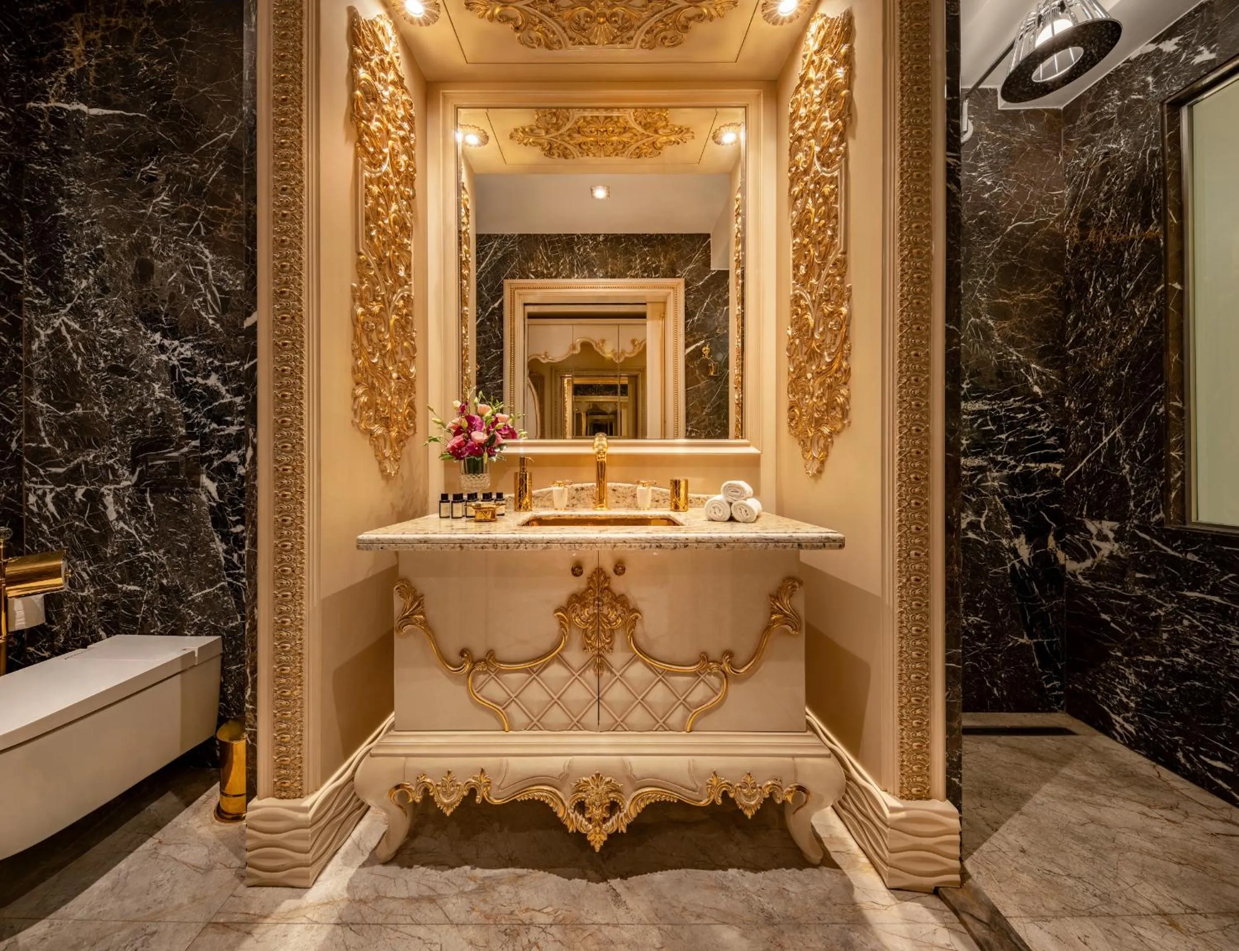 Bathroom in Les Ambassadeurs Hotel Casino&Marina