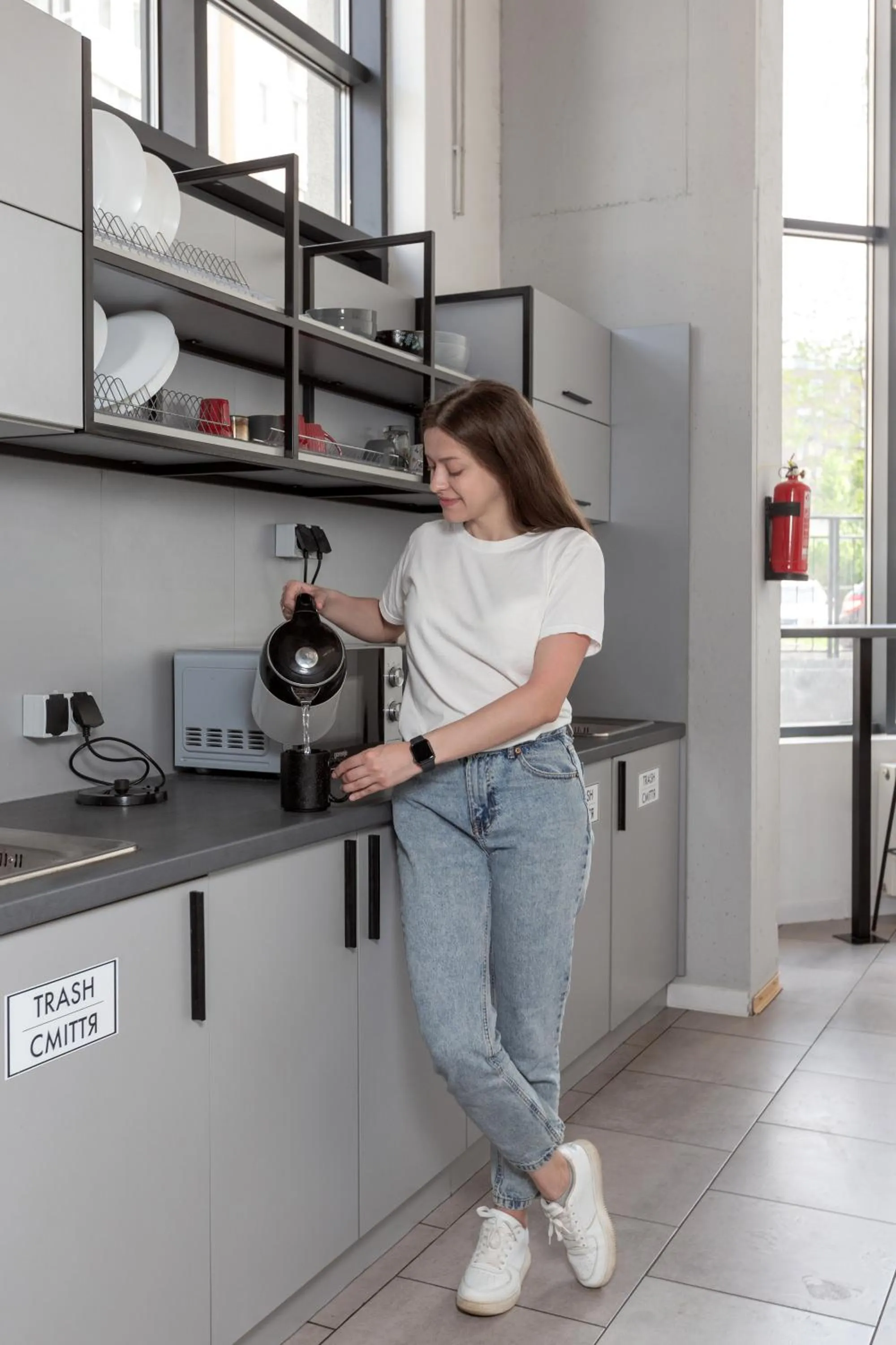 Coffee/tea facilities in Capsule Hotel Constellation 89