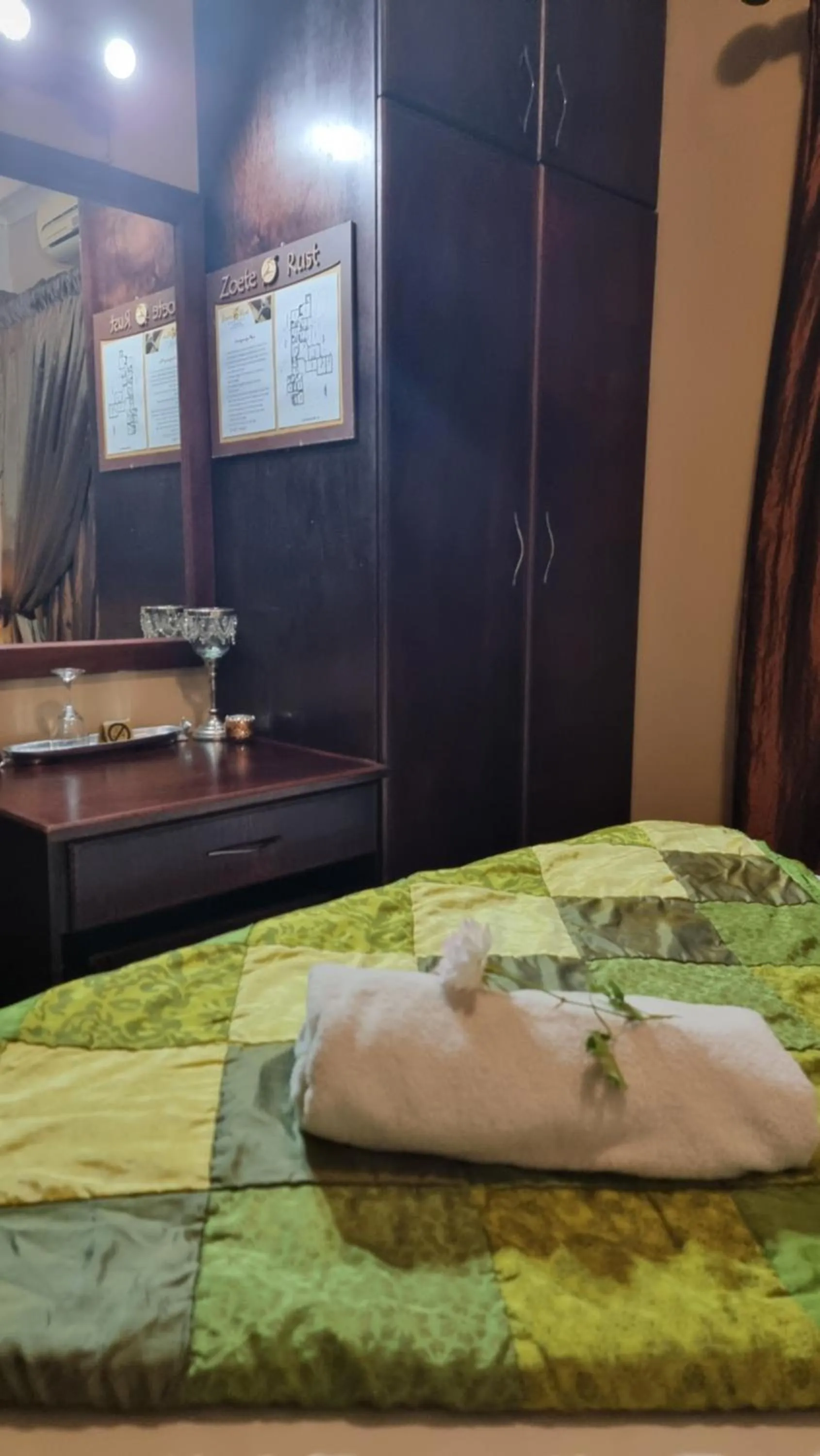 Decorative detail in Zoete Rust Boutique Hotel