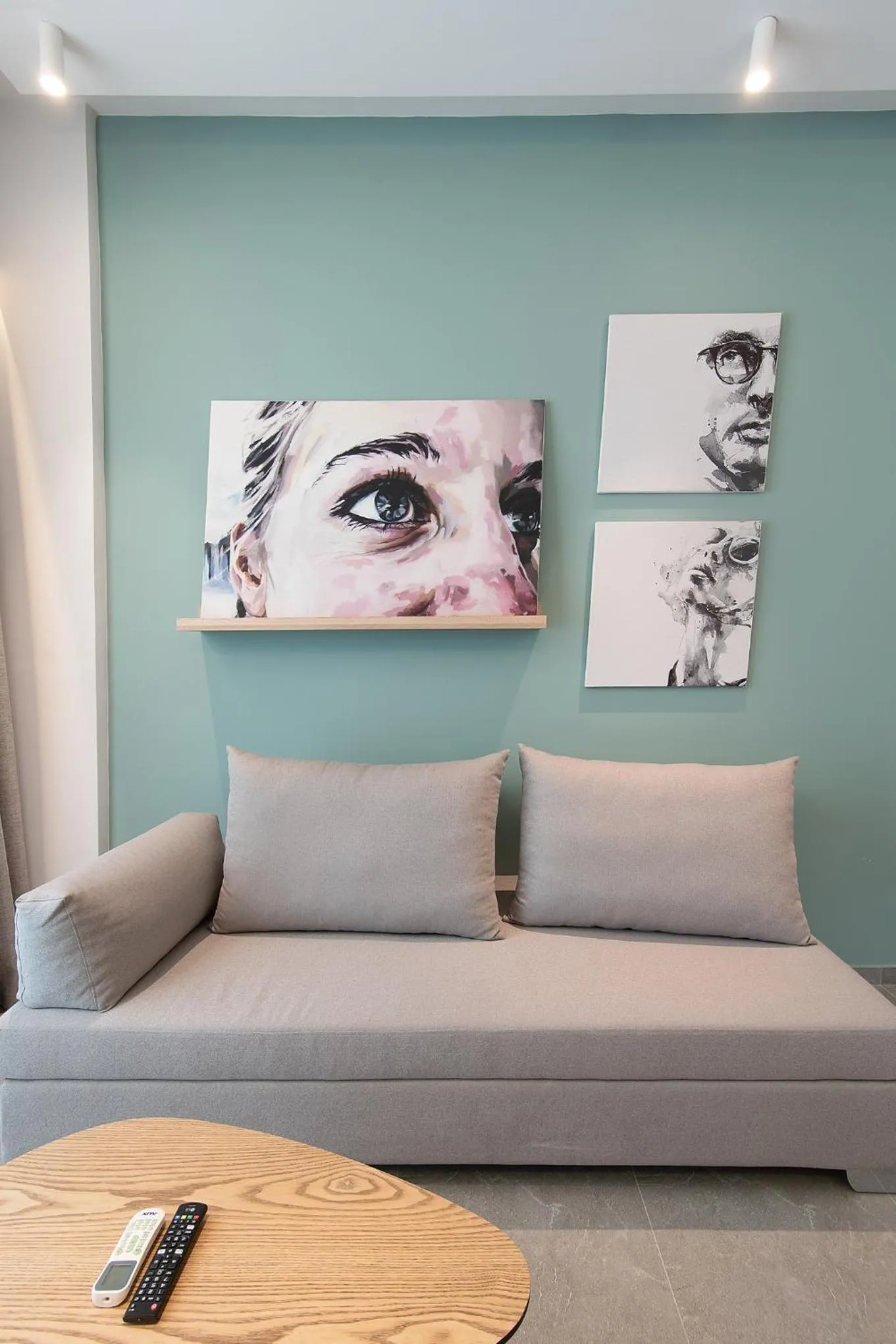 Living room in The Residences Kalamata