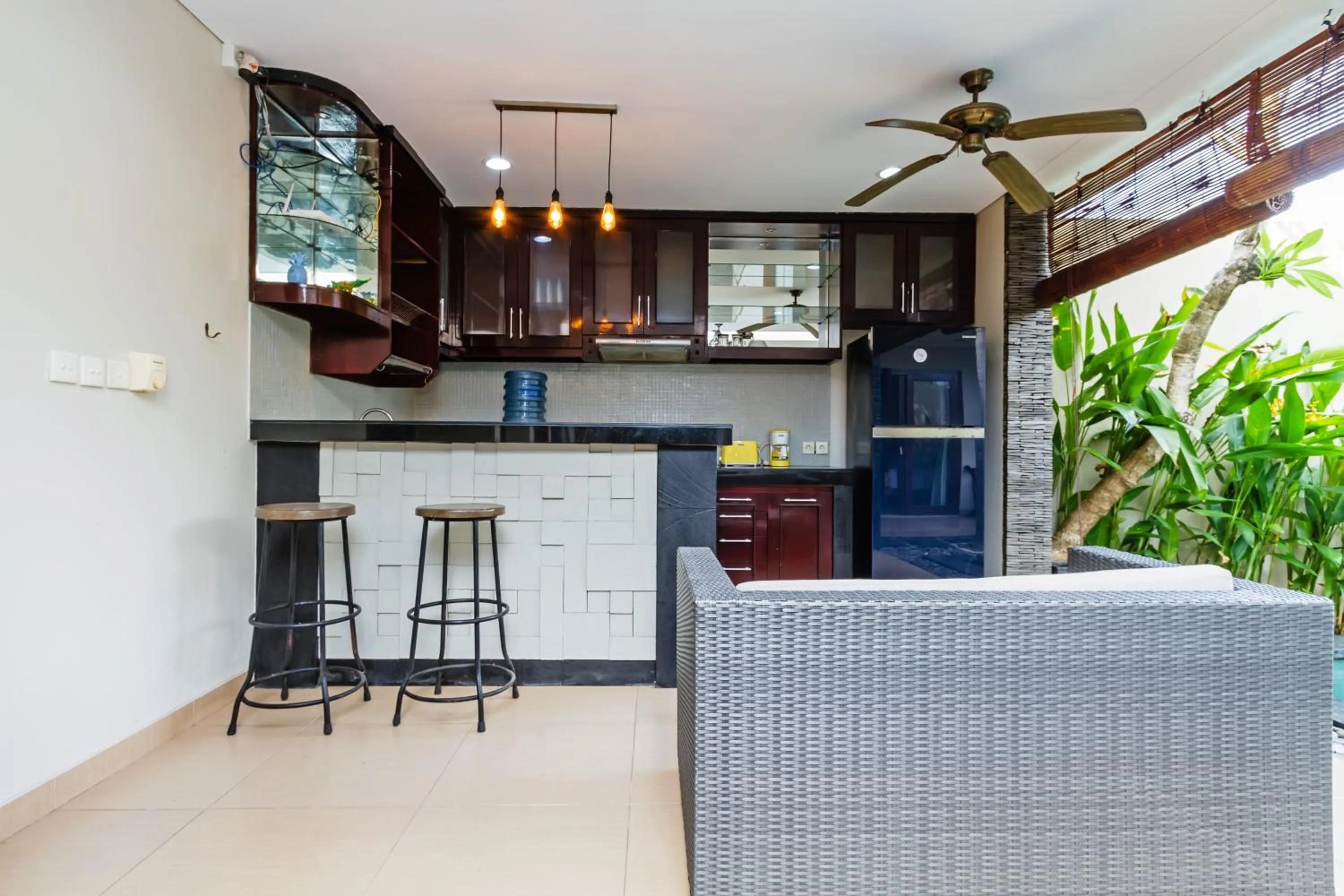 Living room in Pulau Villa Canggu