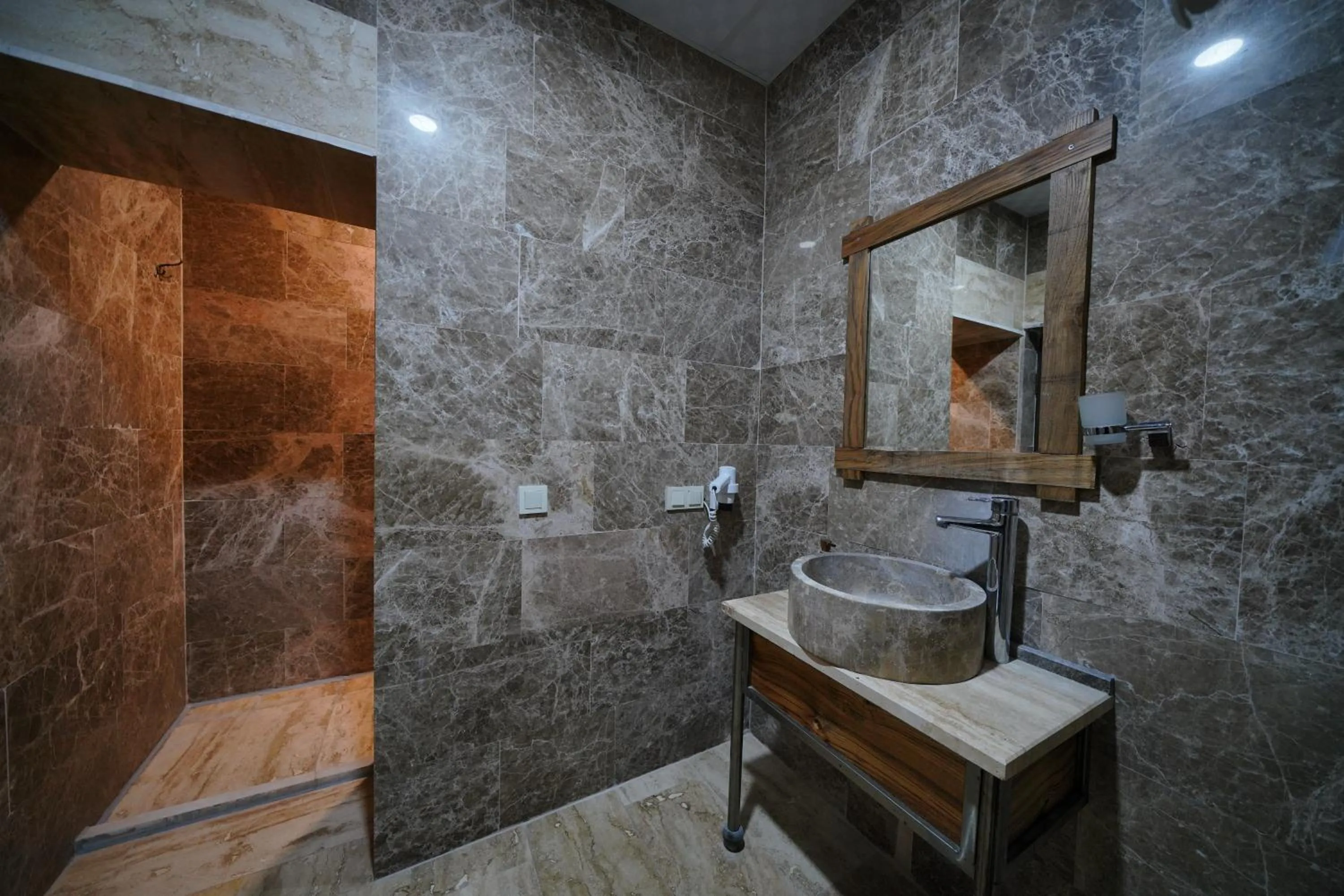 Shower in Göreme Cave Lodge