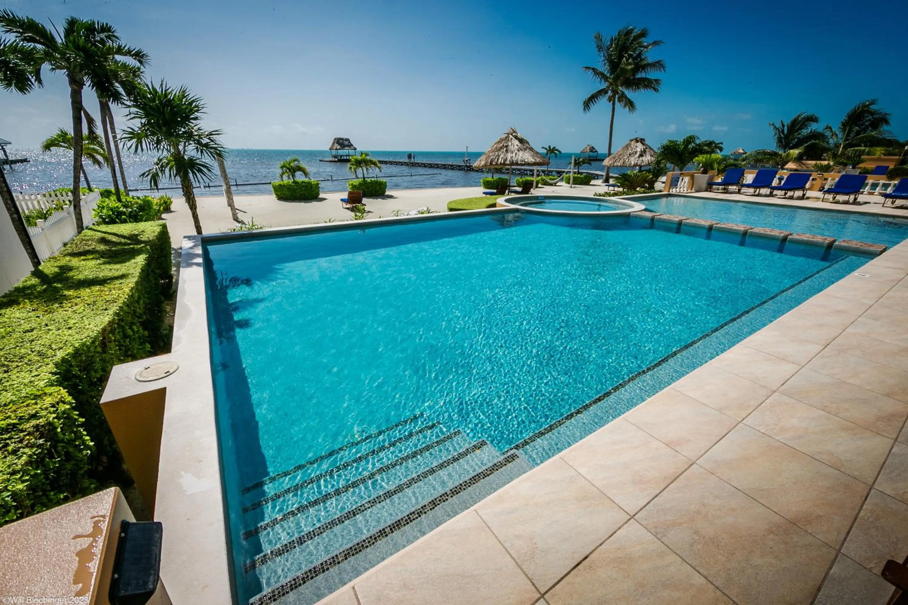 Pool view in Hol Chan Reef Resort & Villas