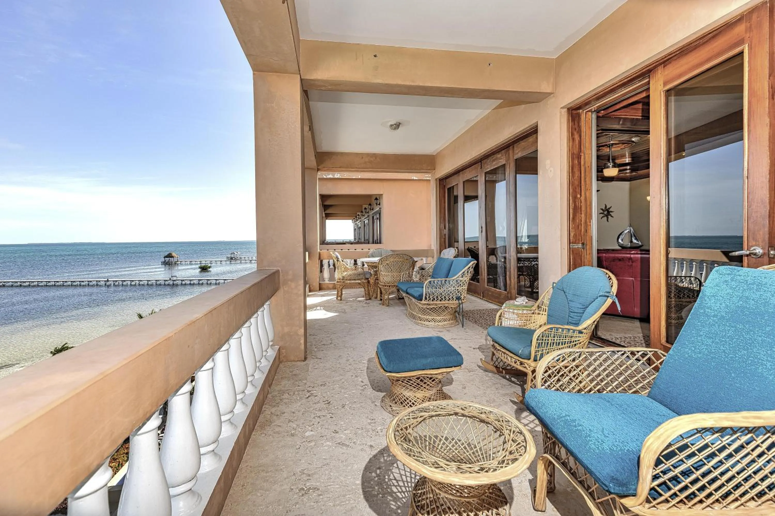 Patio in Hol Chan Reef Resort & Villas