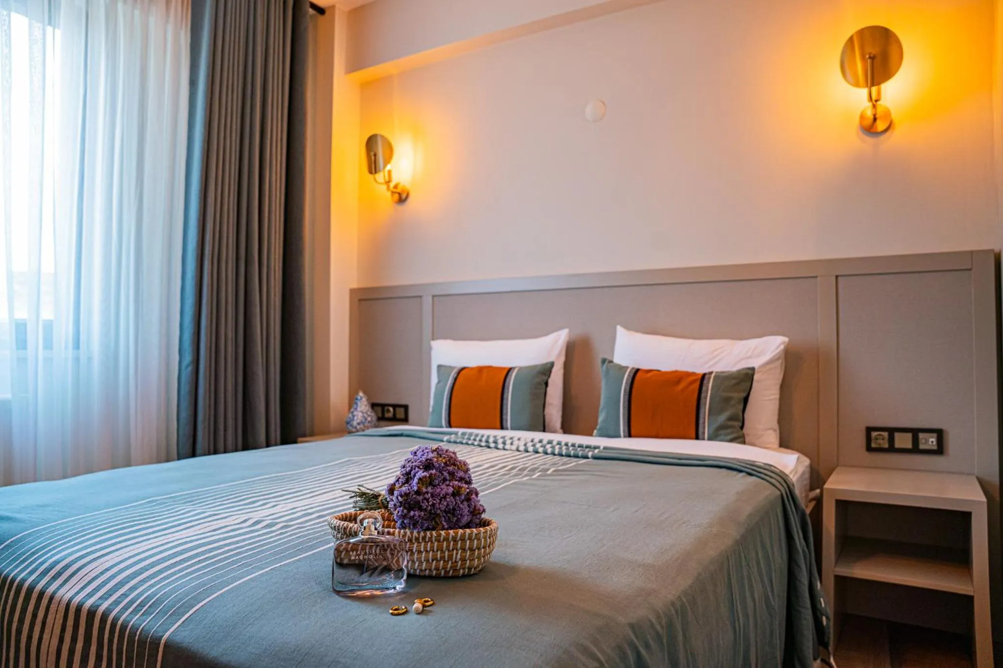 Bedroom, Bed in Oikos Bozcaada