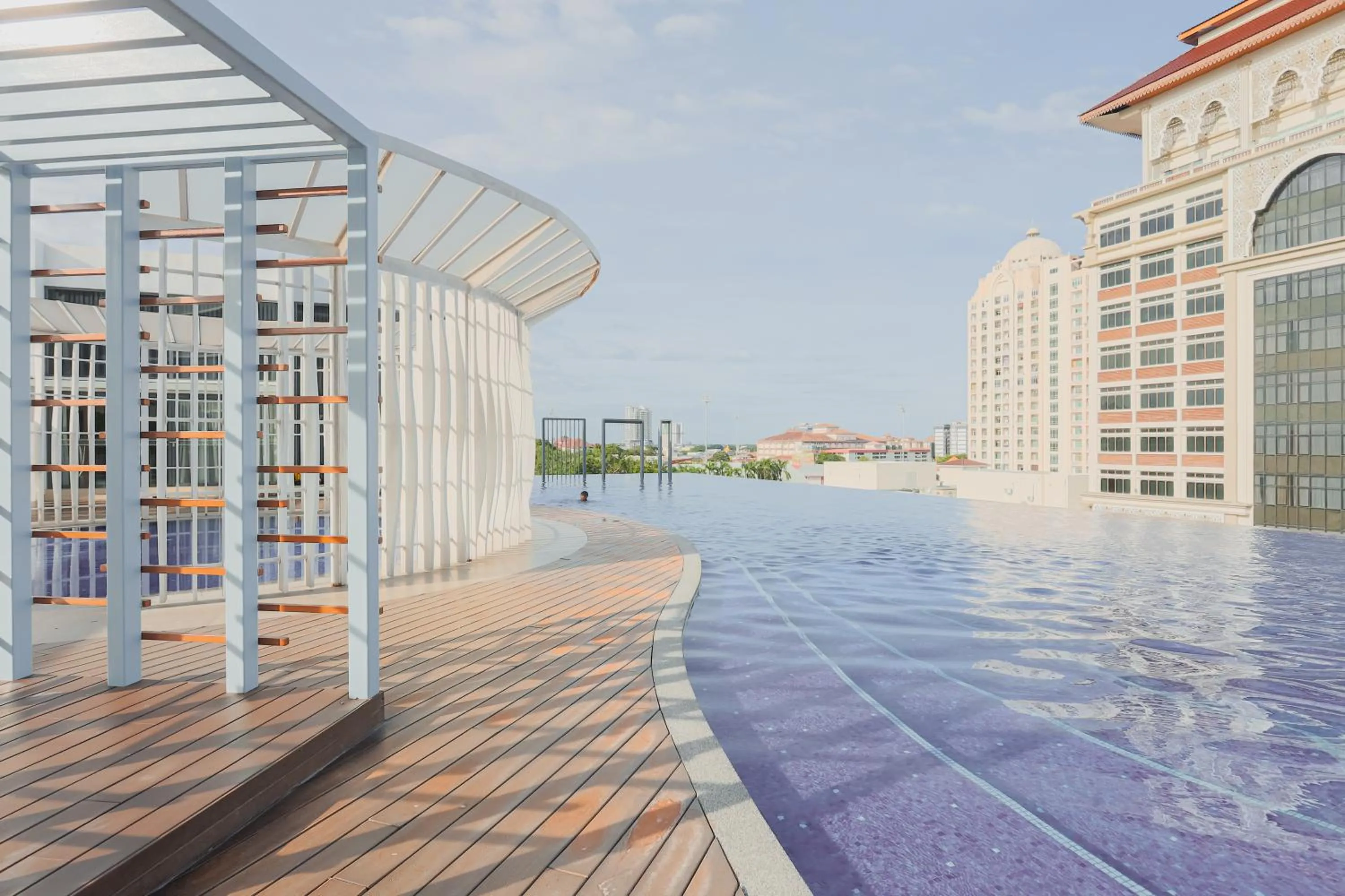 Pool view in AAIRA Troika Residence,Kota Bharu