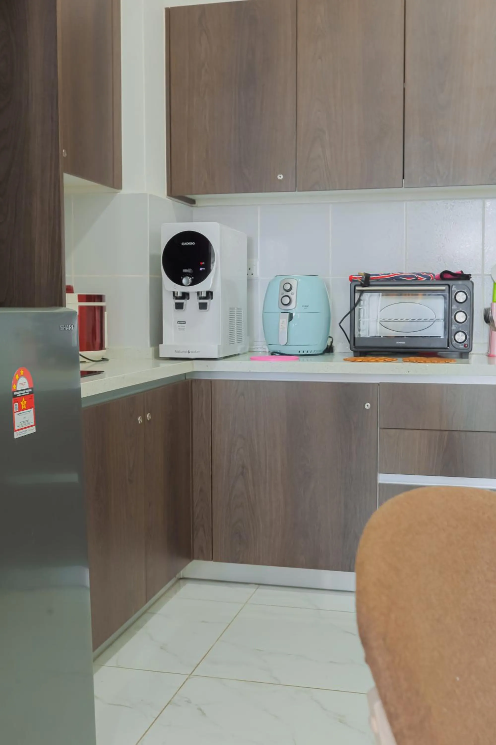 Kitchen or kitchenette in AAIRA Troika Residence,Kota Bharu