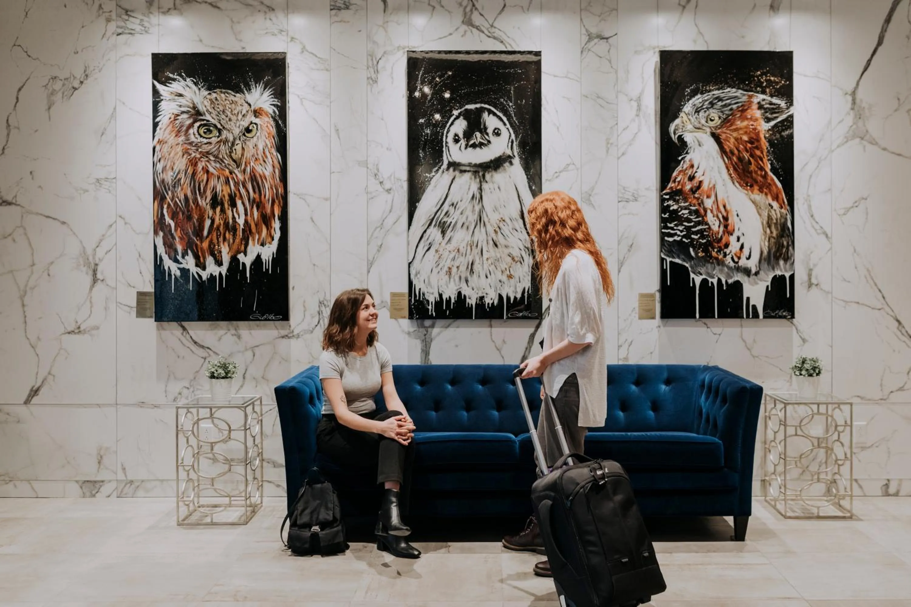 Lobby or reception in Hôtel Château Joliette