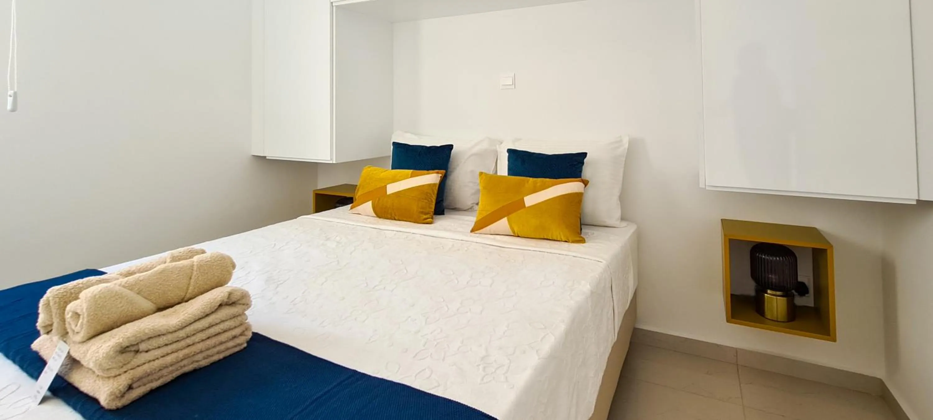 Bed in Phaedrus Living: Seaview Gold Flat Lighthouse 48