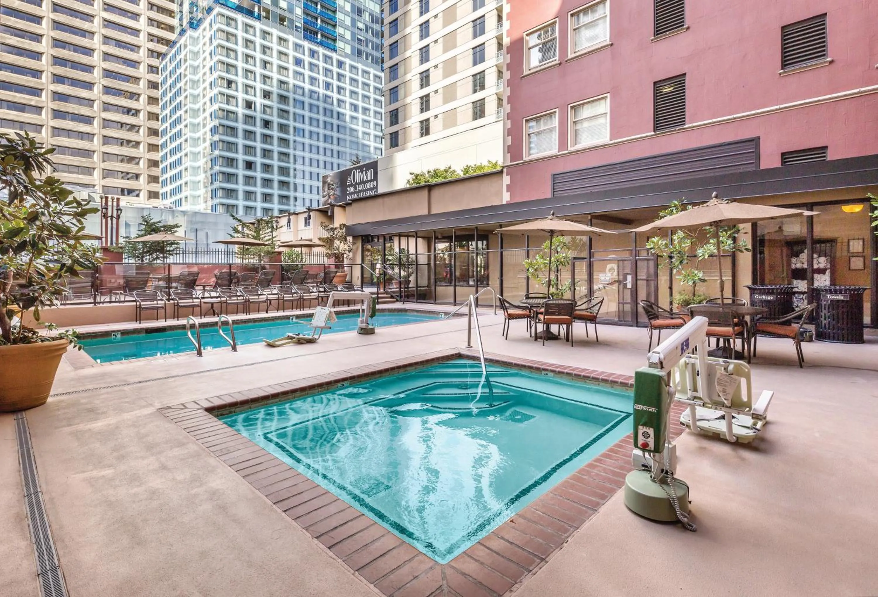 Swimming pool in WorldMark Seattle - The Camlin