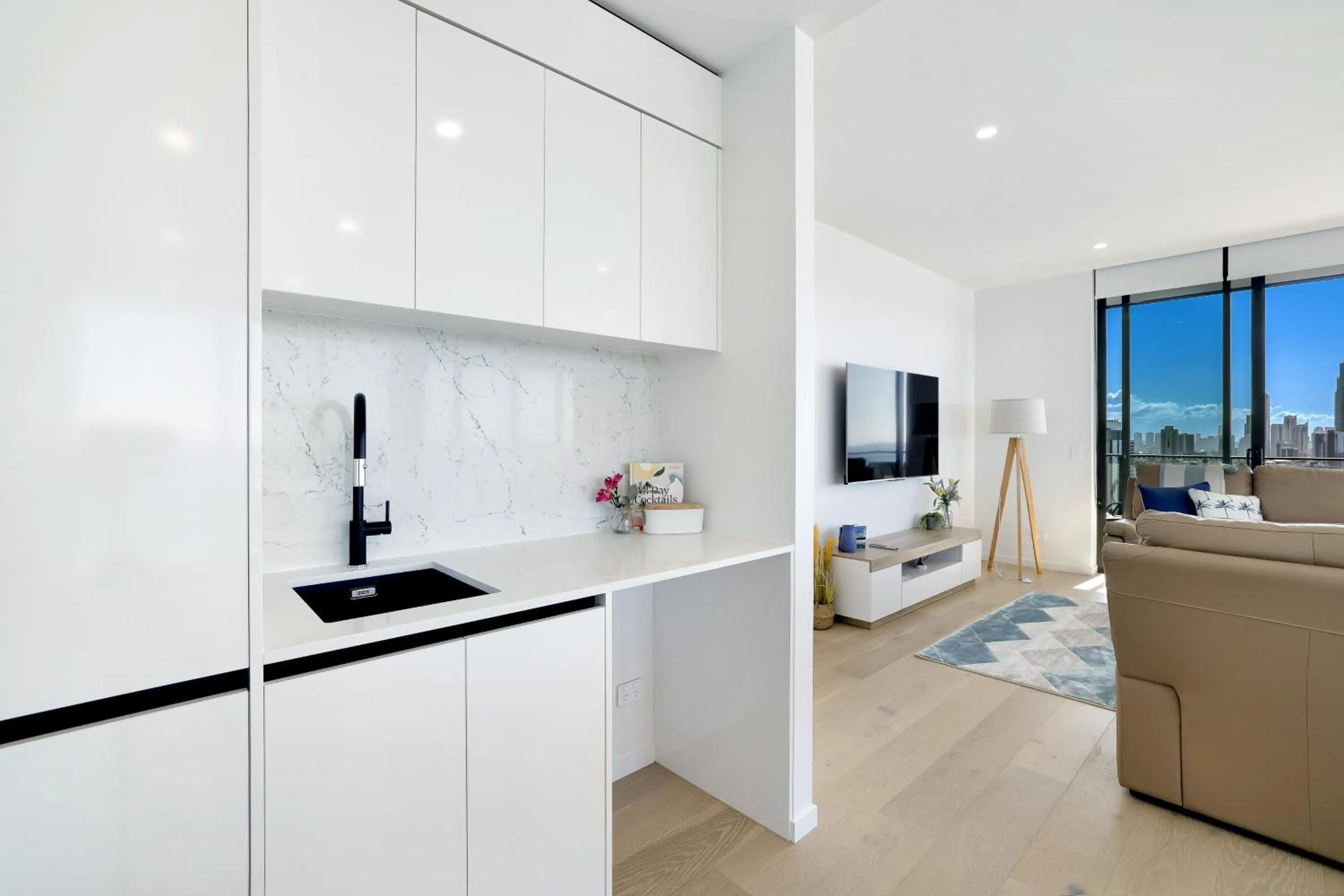 Kitchen or kitchenette in Opus Broadbeach - Official