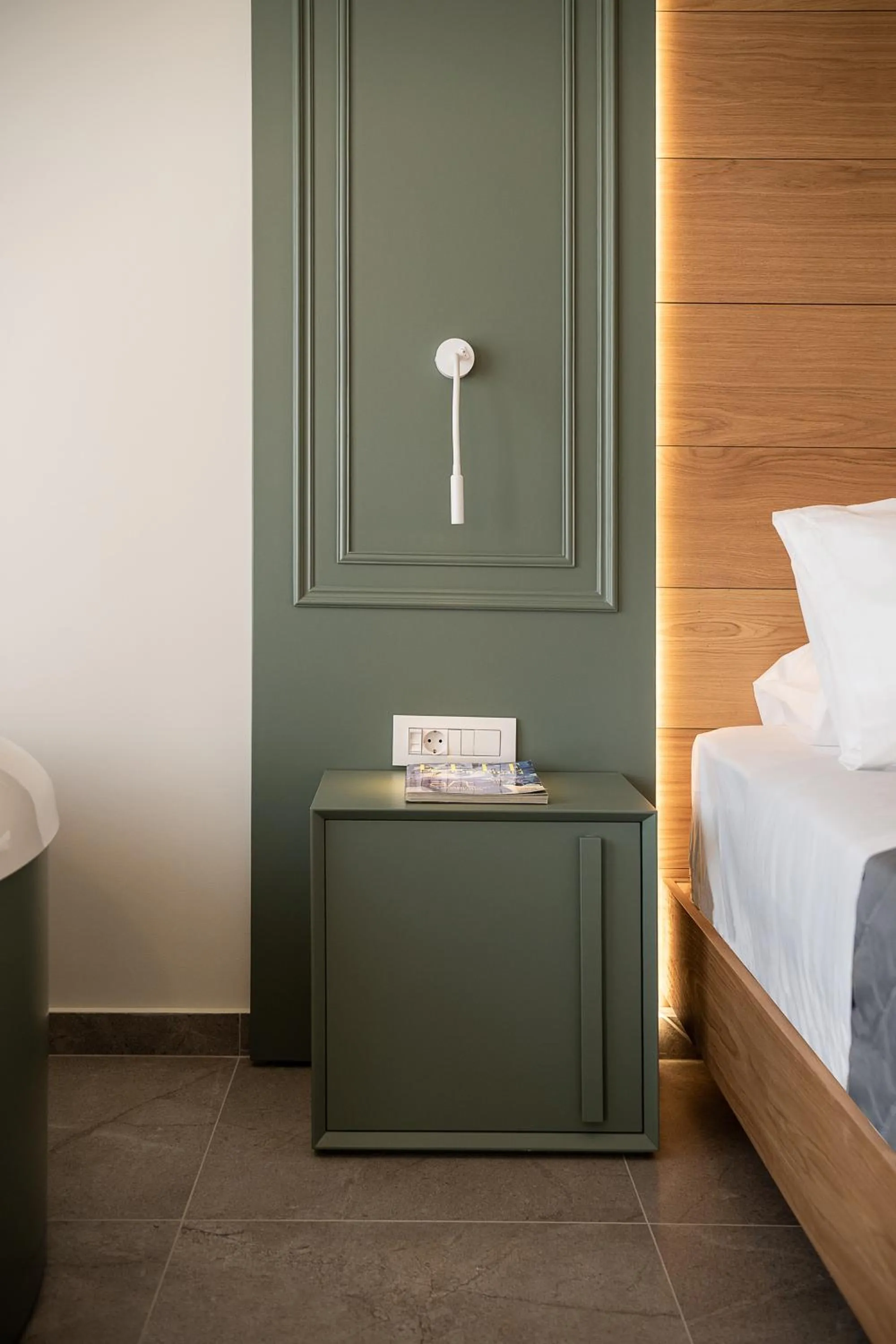 Decorative detail, Bed in Elia Platanias