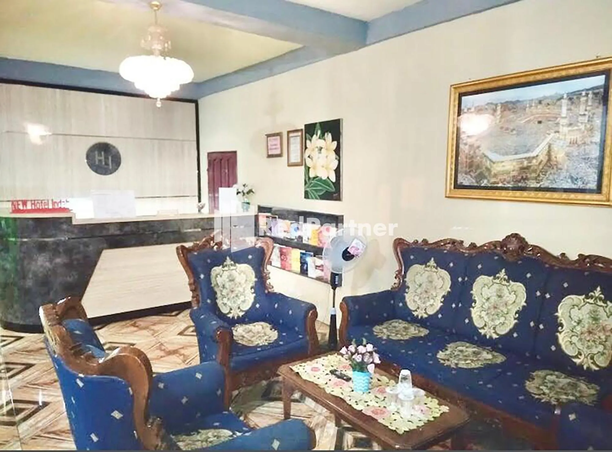Lobby or reception in Hotel Indah Grogot Syariah Mitra RedDoorz