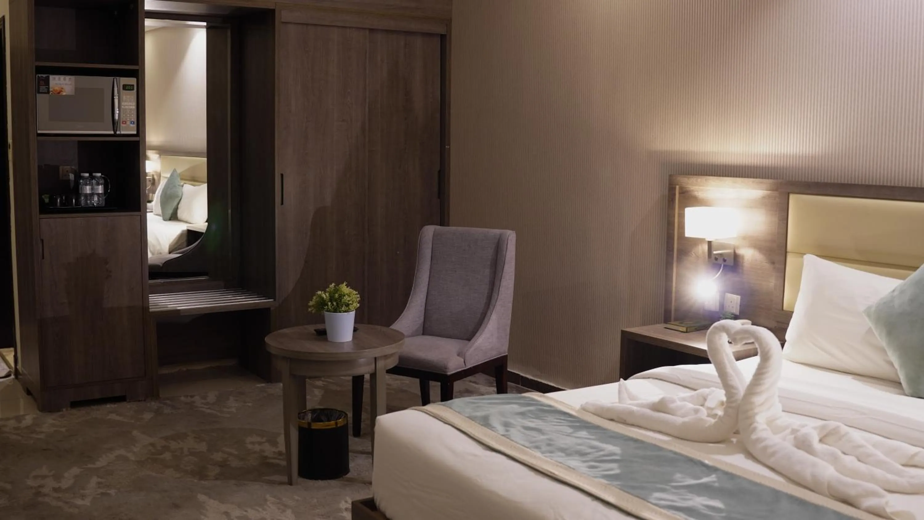 Bed in Tu Jardin Al Marwa- توجاردن المروه