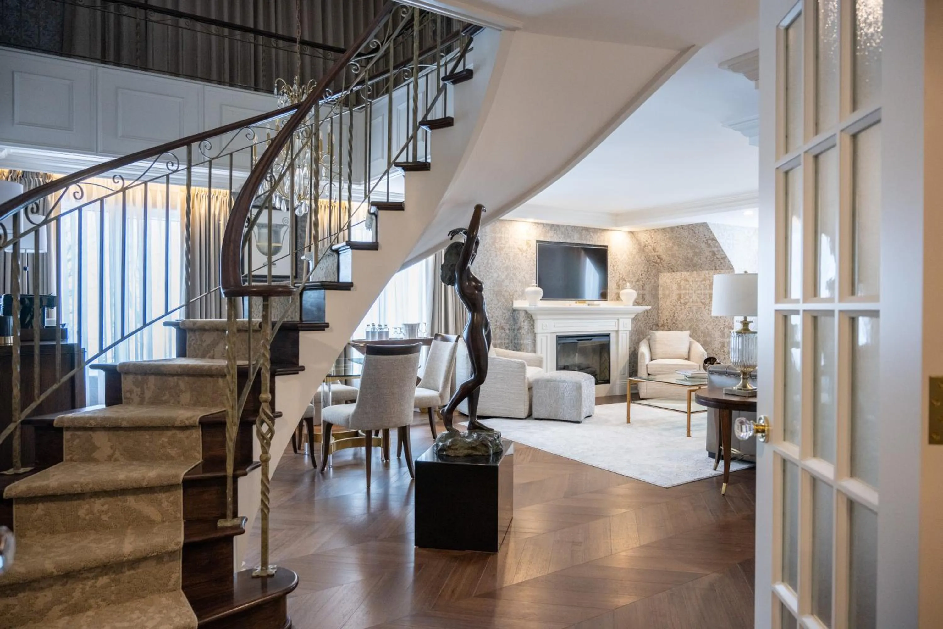 Living room in Chateau Vaudreuil