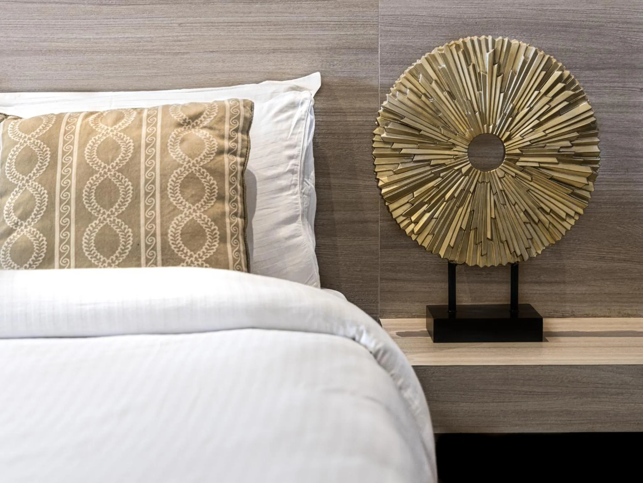 Decorative detail, Bed in Vastu Boutique Hotel