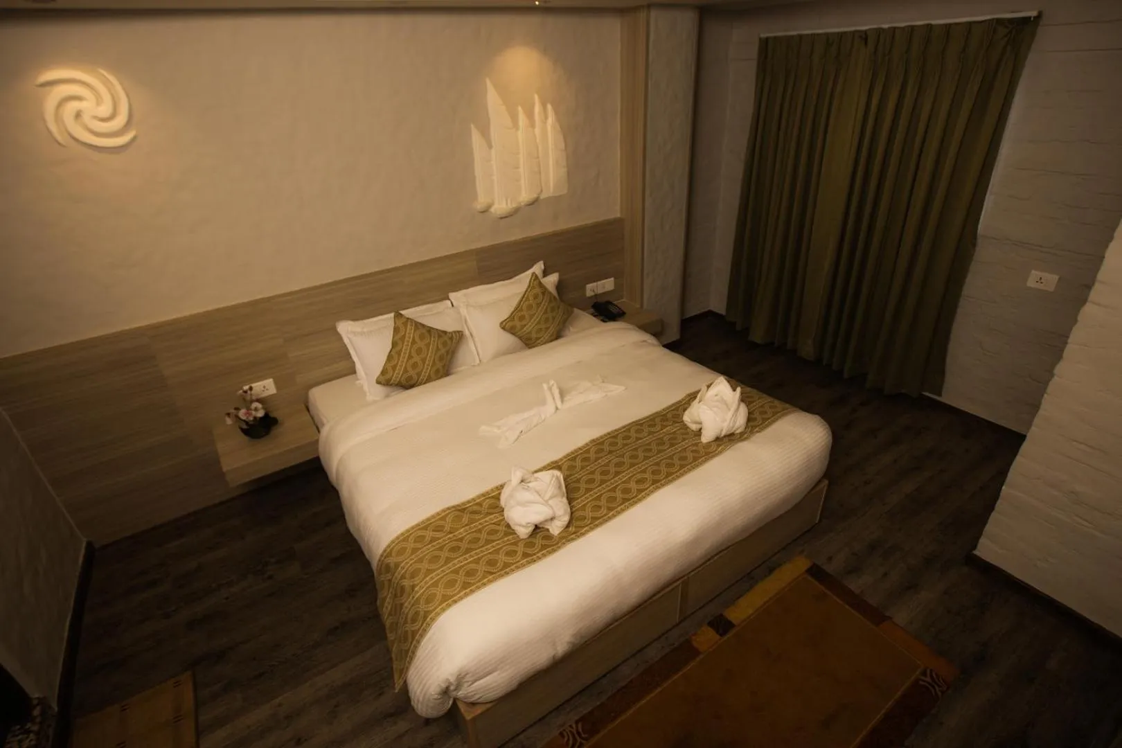 Bed in Vastu Boutique Hotel