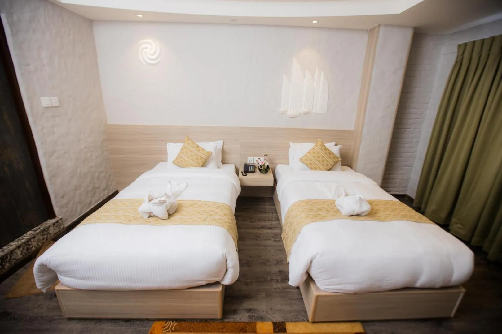 Bed in Vastu Boutique Hotel