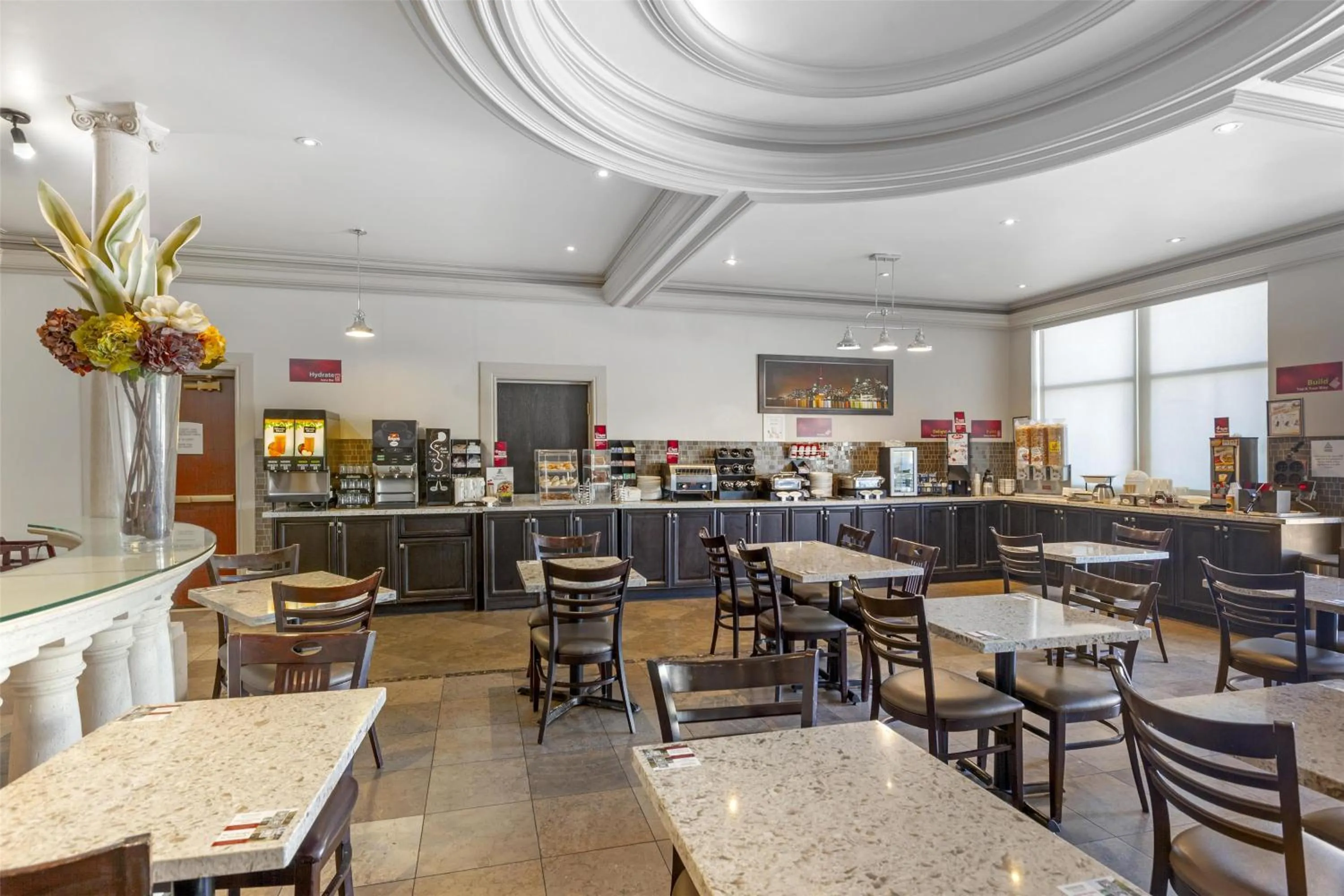 Breakfast in Best Western Plus Travel Hotel Toronto Airport