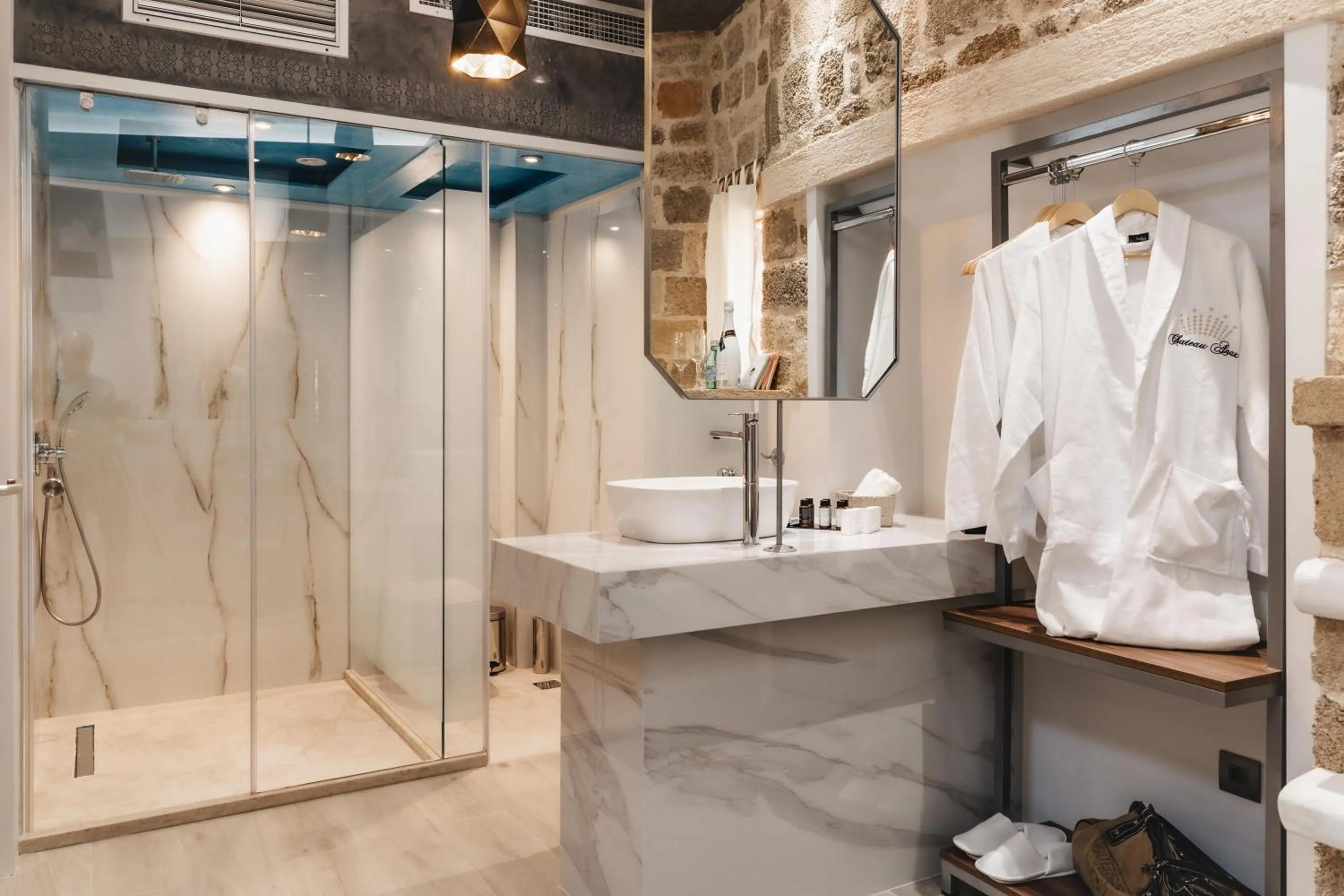 Bathroom in Chateau Anax Boutique Hotel