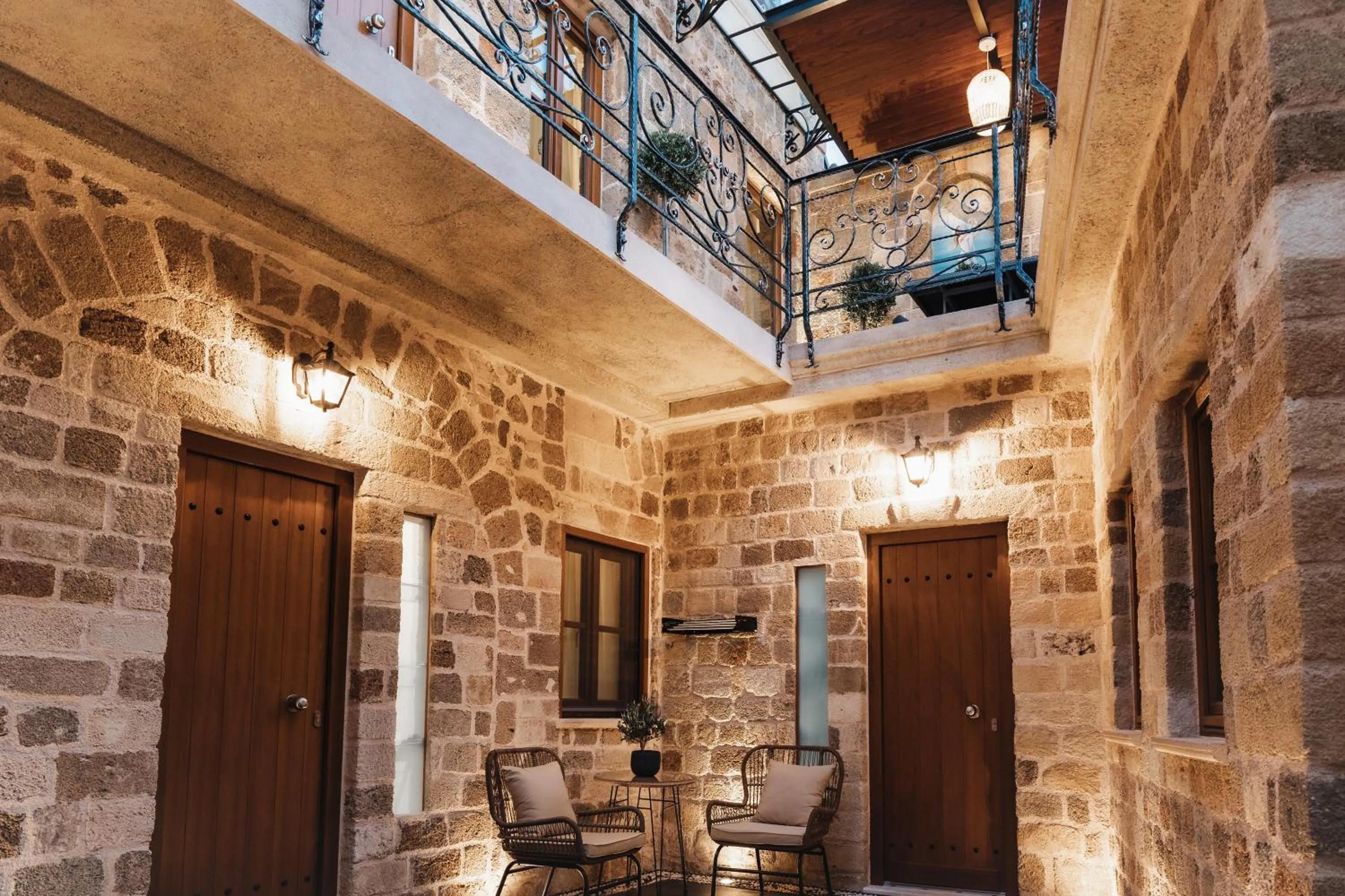 Seating area in Chateau Anax Boutique Hotel