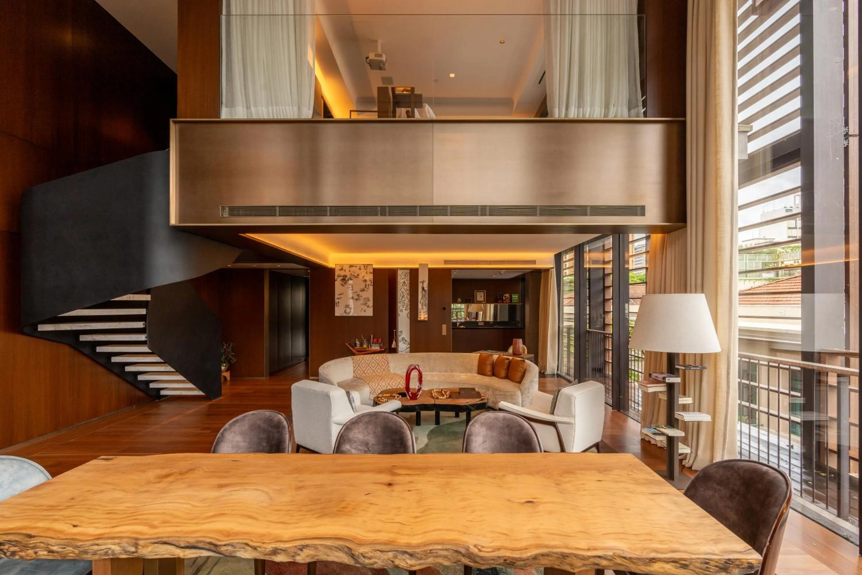 Living room in Rosewood São Paulo