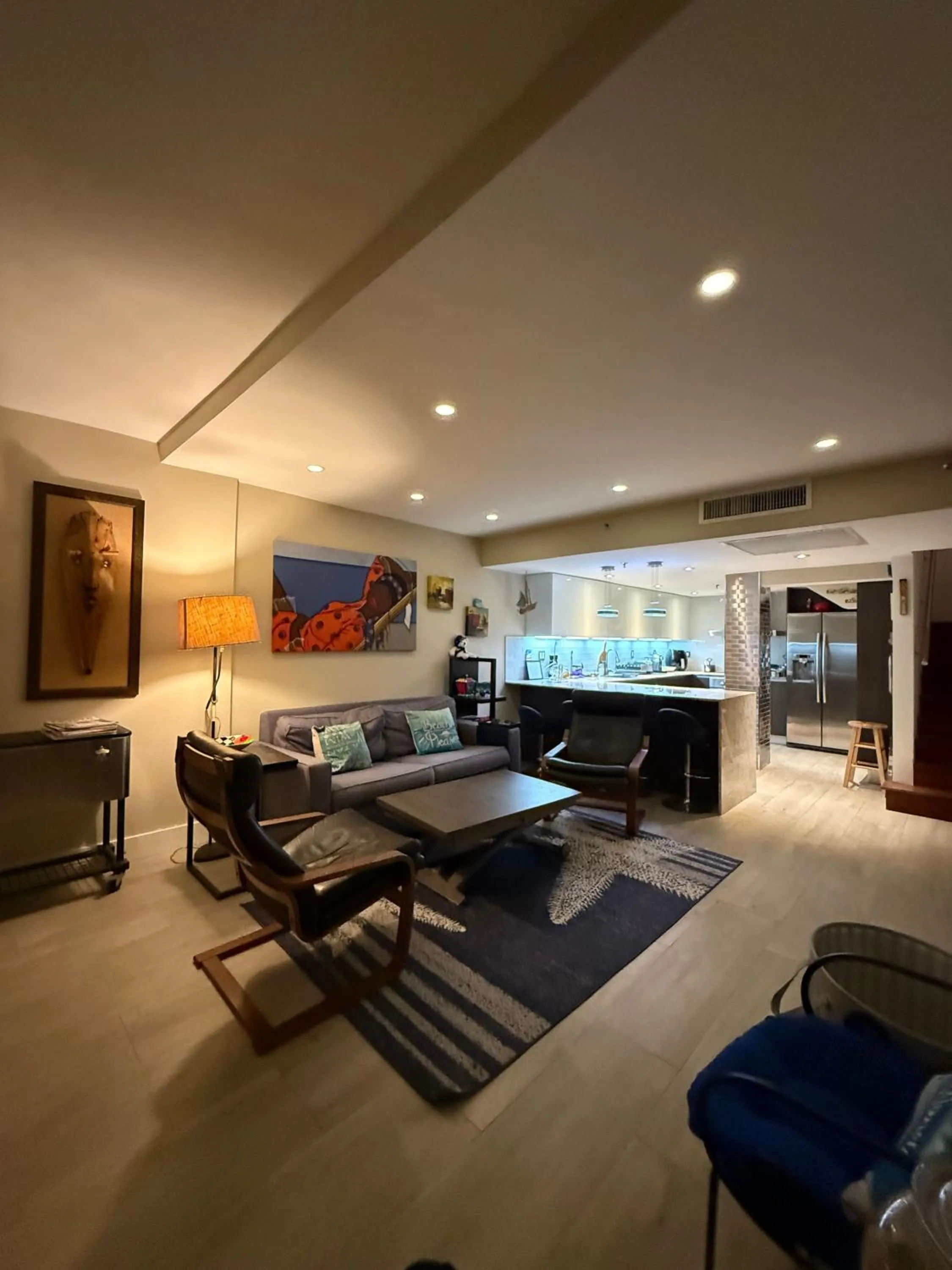 Living room in SeaStays Apartments