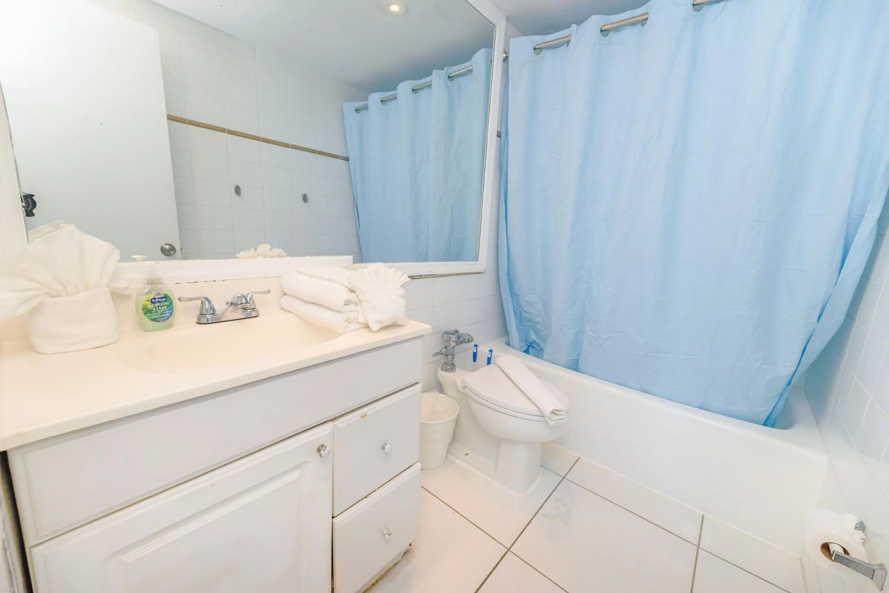 Shower in SeaStays Apartments