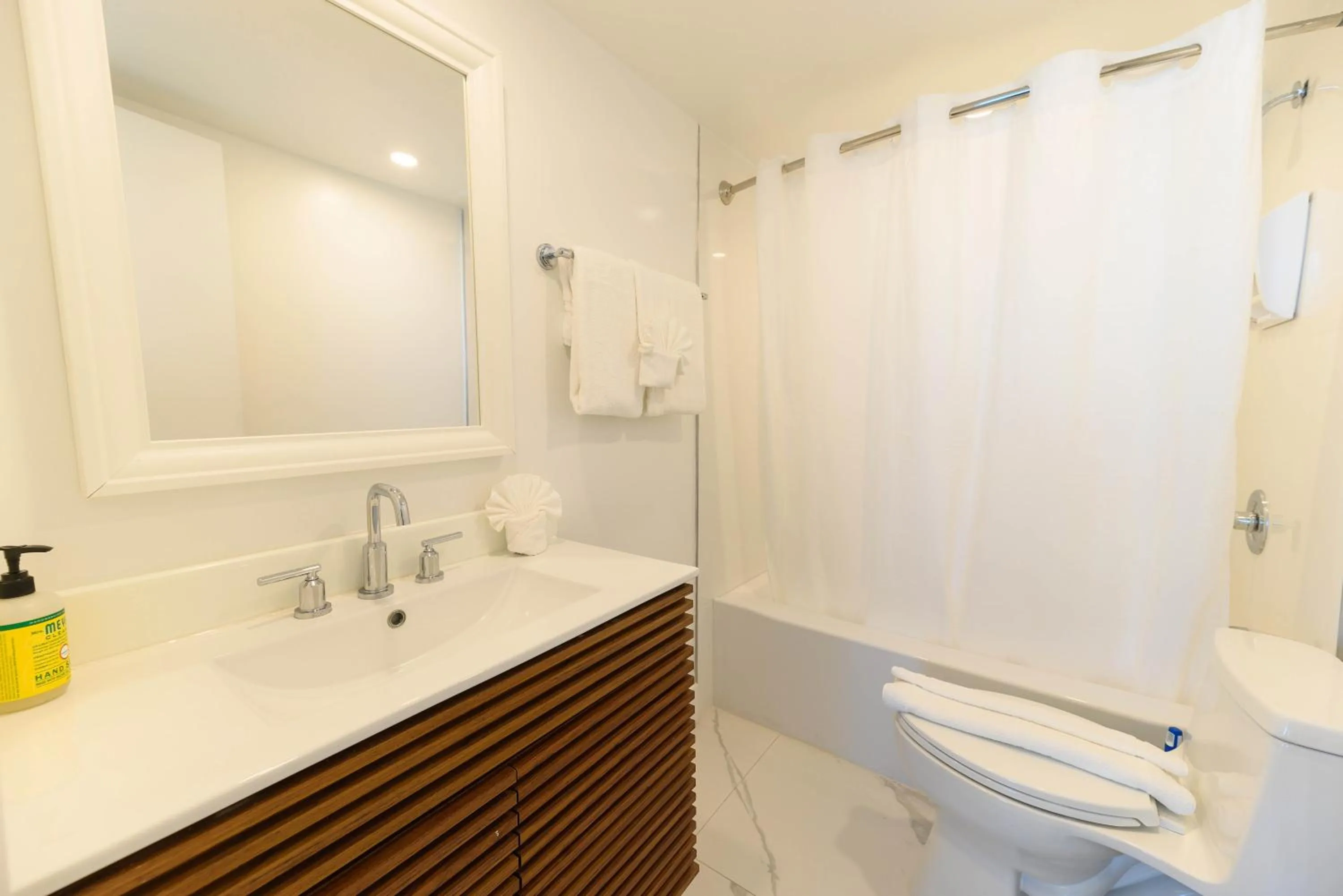 Shower in SeaStays Apartments