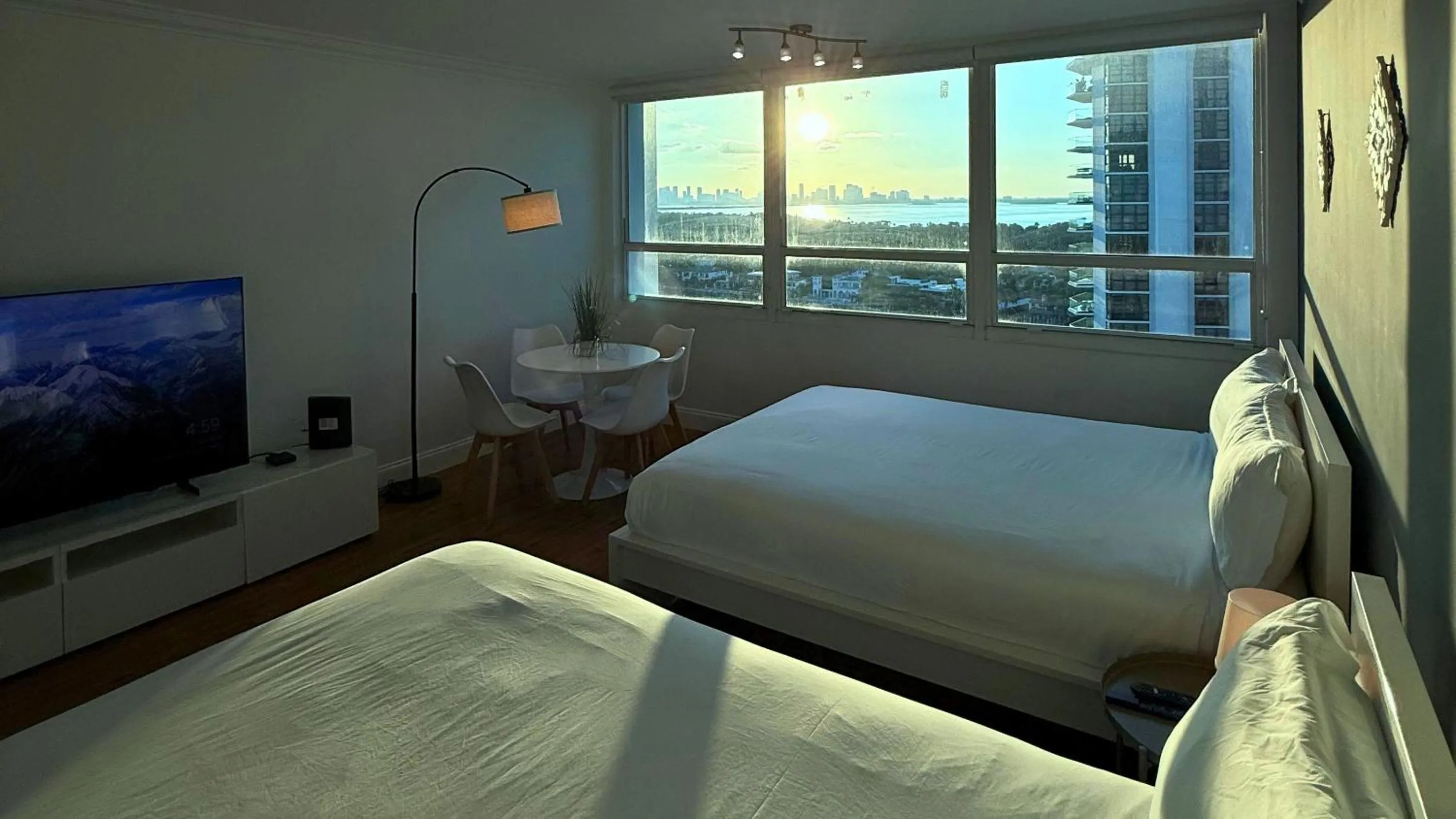 Bed in SeaStays Apartments